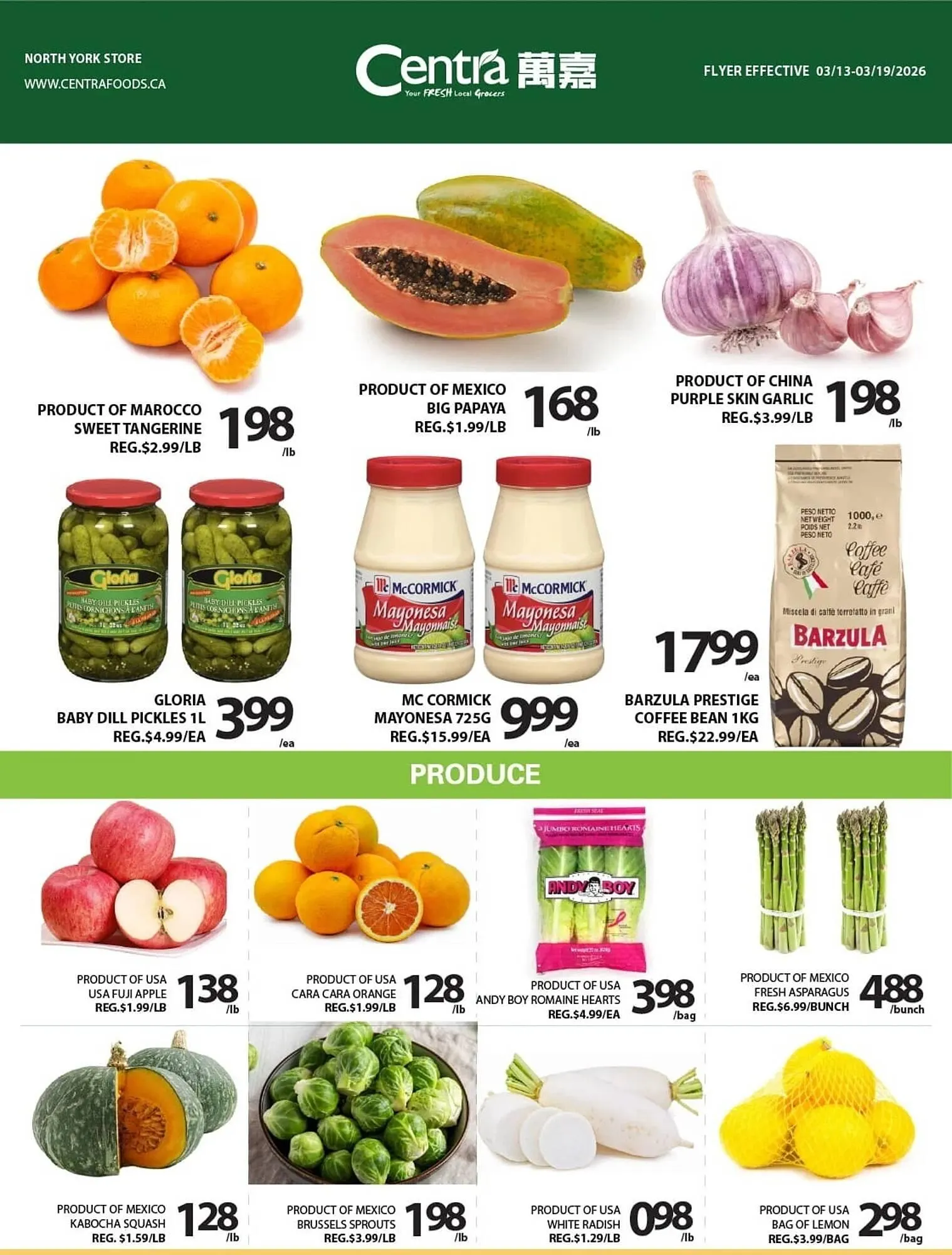 Centra Food Market flyer from March 13 to March 19 2026 - flyer page 1