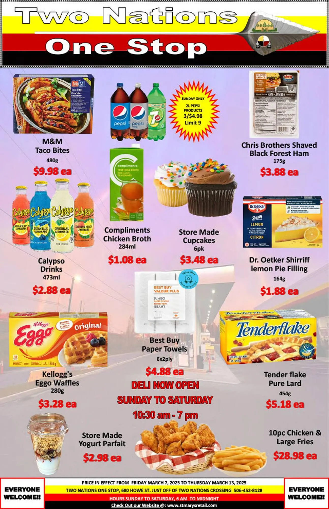 Two Nations One Stop flyer - 1