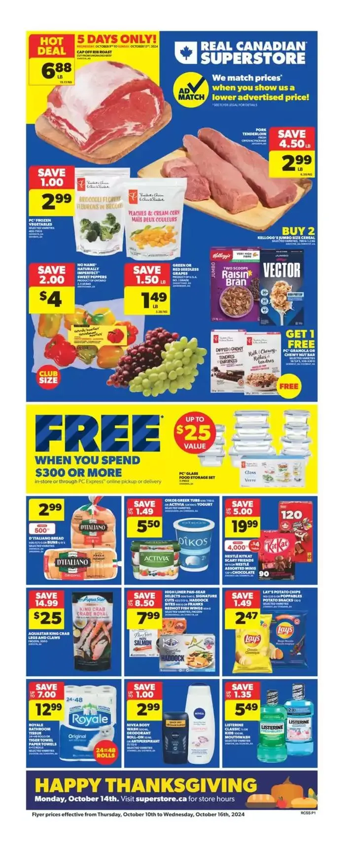 Current special promotions from October 10 to October 16 2024 - flyer page 3