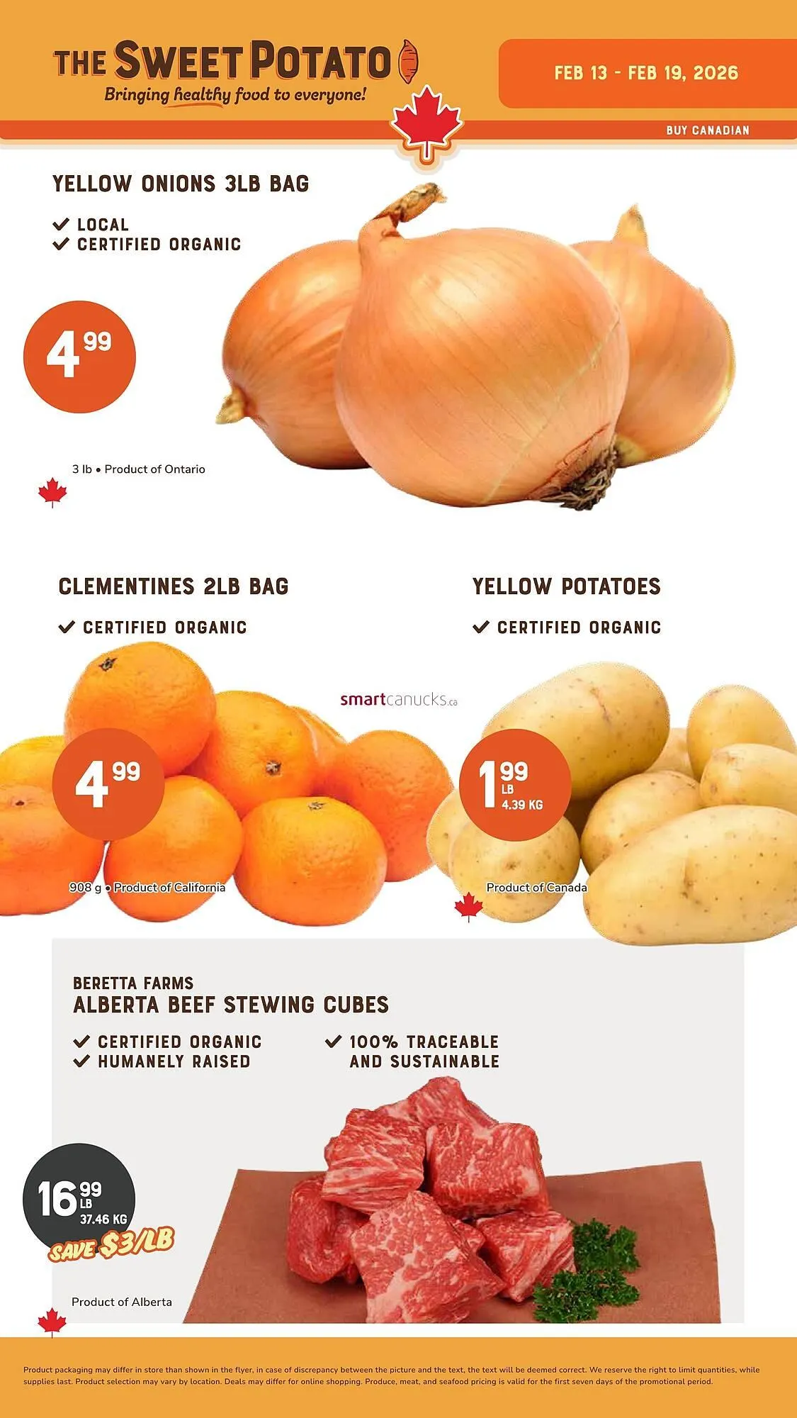 The Sweet Potato flyer - 1