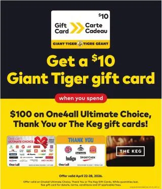 Giant Tiger Flyer from April 22 to April 28 2026 - flyer page 21