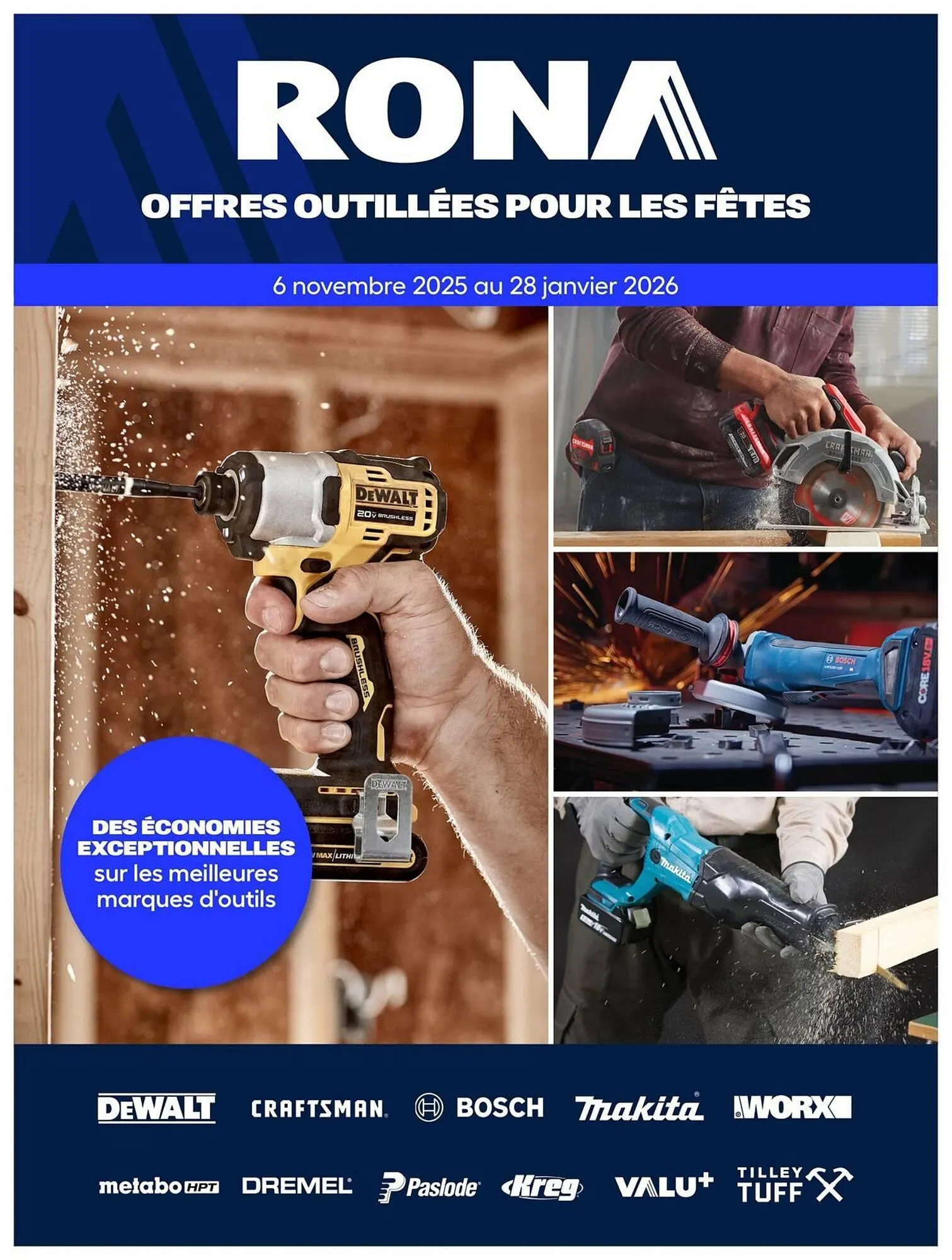 Réno Dépôt flyer from November 6 to January 28 2026 - flyer page 1