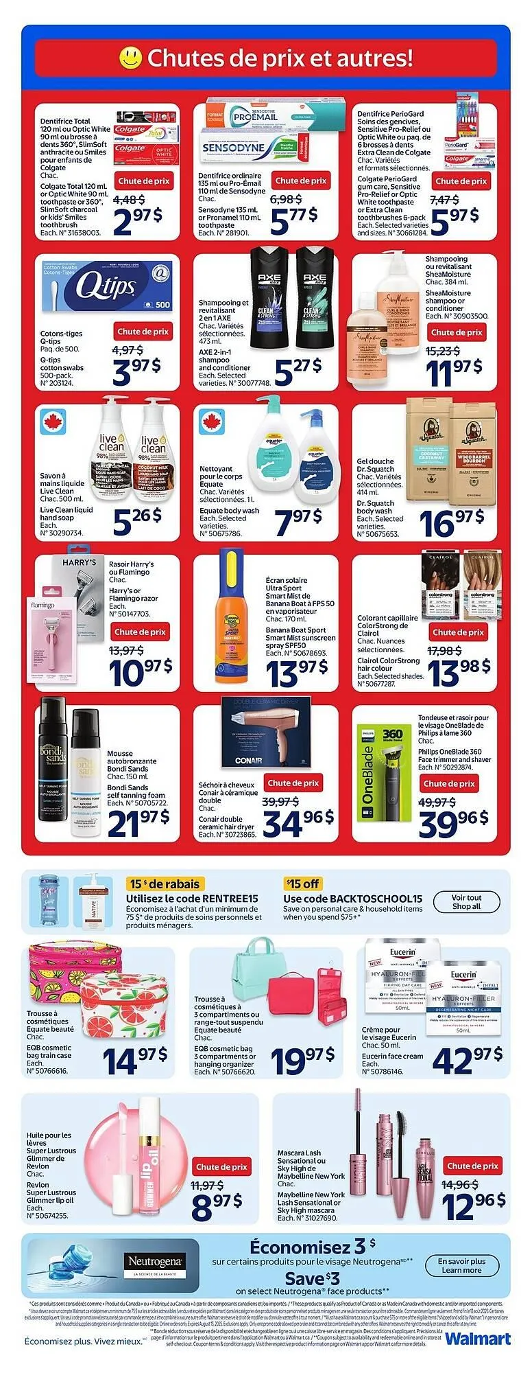 Walmart flyer from July 31 to August 6 2025 - flyer page 15