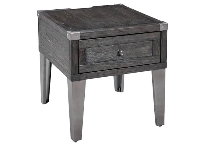 Todoe End Table - Dark Gray