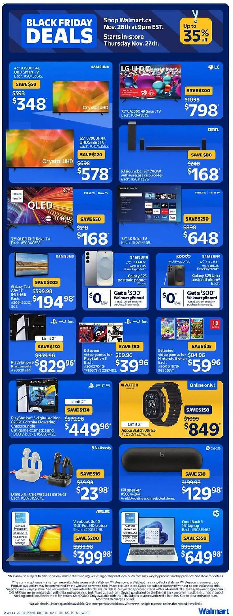 Walmart flyer from November 26 to December 2 2025 - flyer page 3
