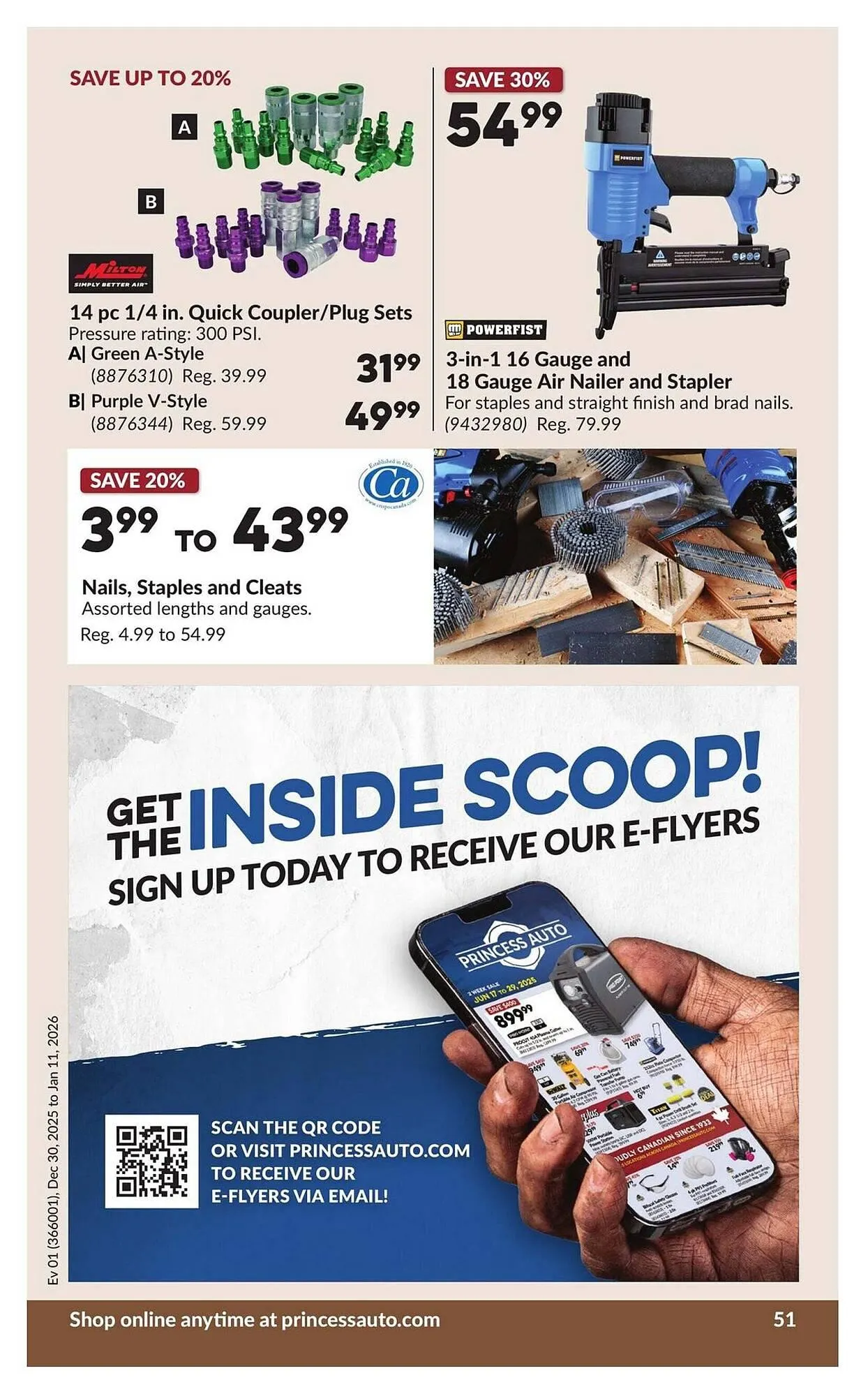 Princess Auto flyer from December 26 to January 2 2026 - flyer page 55