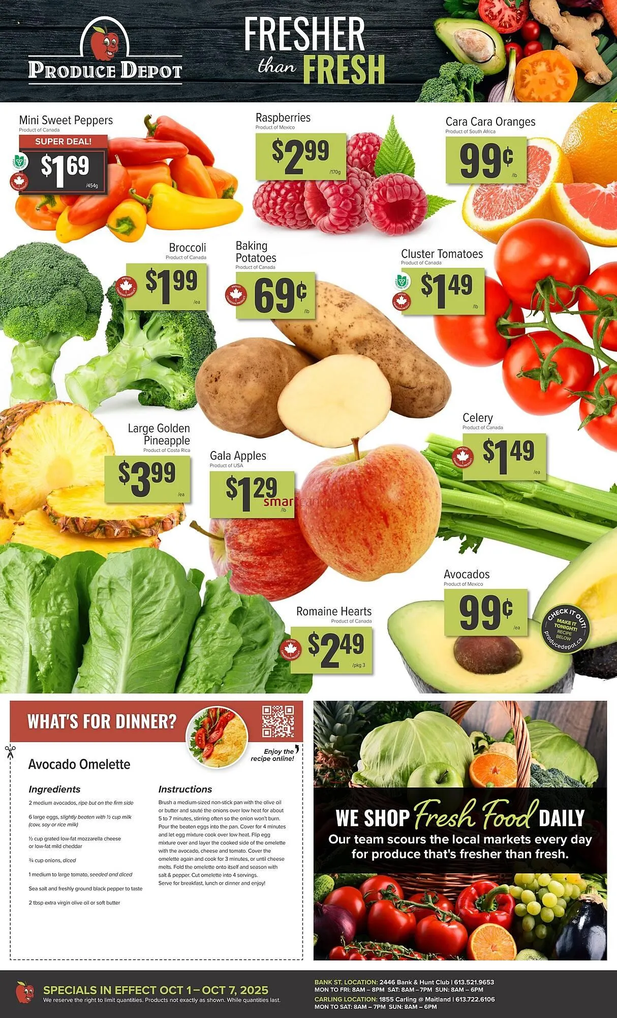 Produce Depot flyer from October 1 to October 31 2025 - flyer page 1