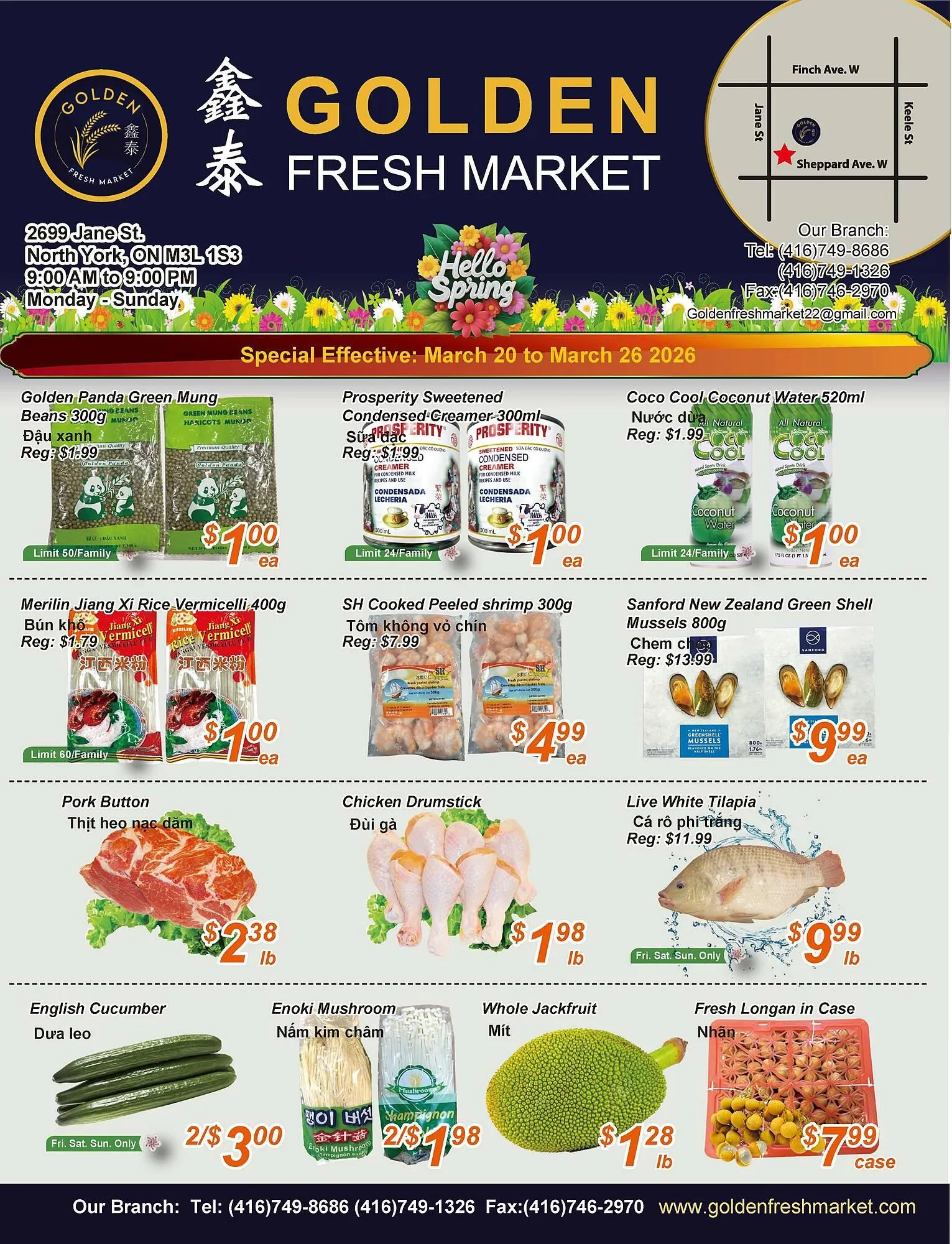 Golden Fresh Market flyer from March 20 to March 26 2026 - flyer page 1