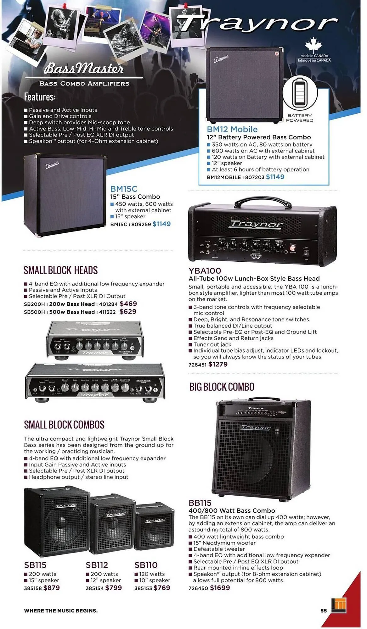 Long & McQuade flyer from November 5 to July 31 2026 - flyer page 55