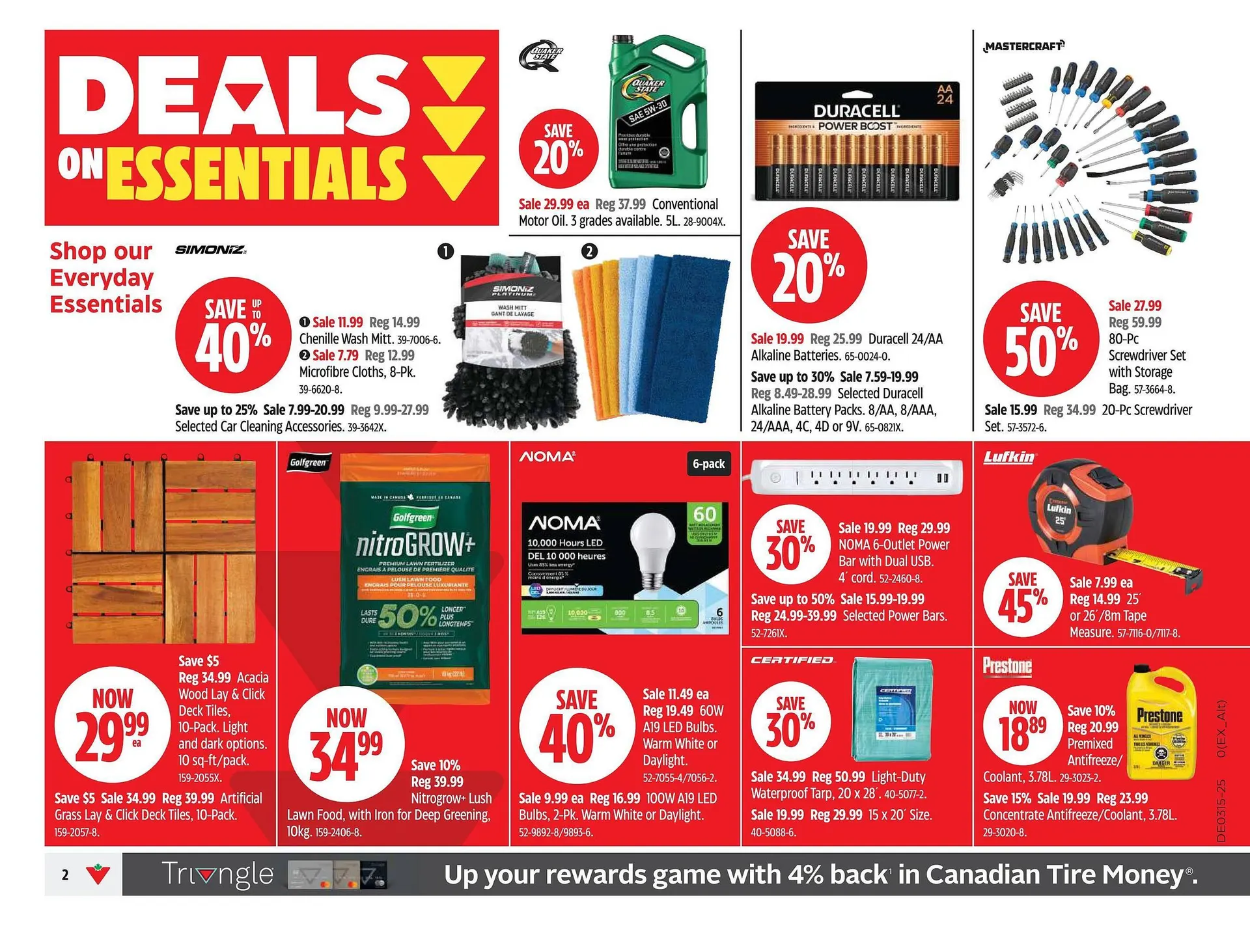 Canadian Tire flyer from April 3 to April 9 2025 - flyer page 2