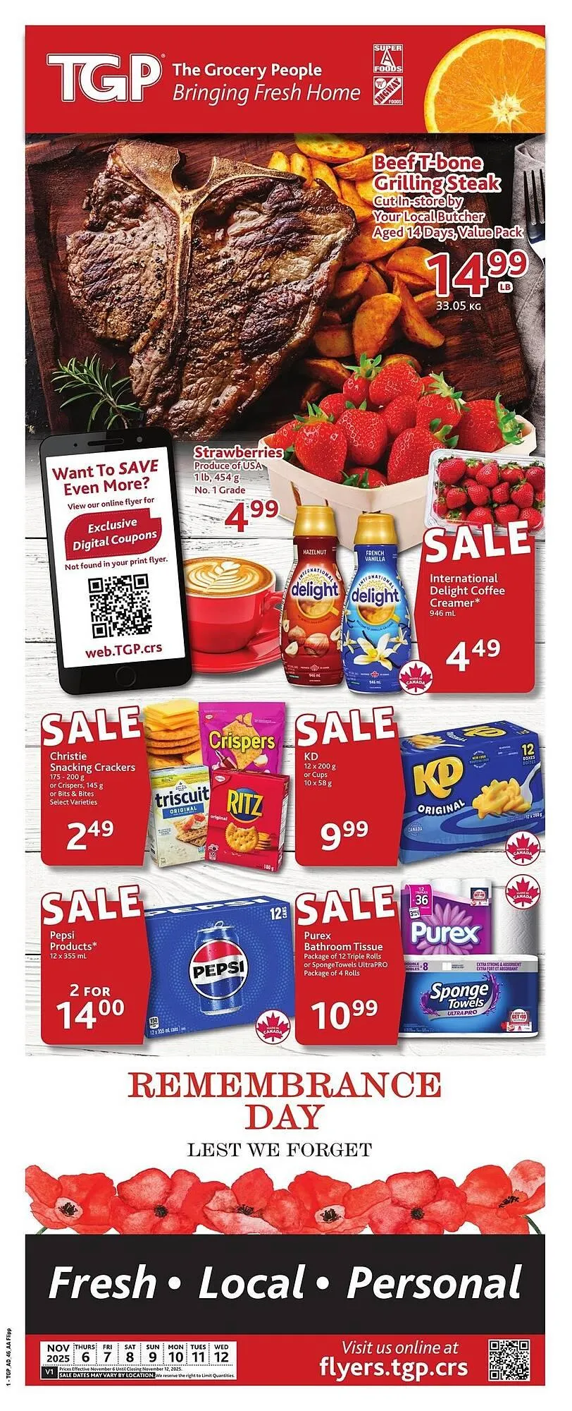 TGP The Grocery People flyer from November 5 to November 11 2025 - flyer page 1