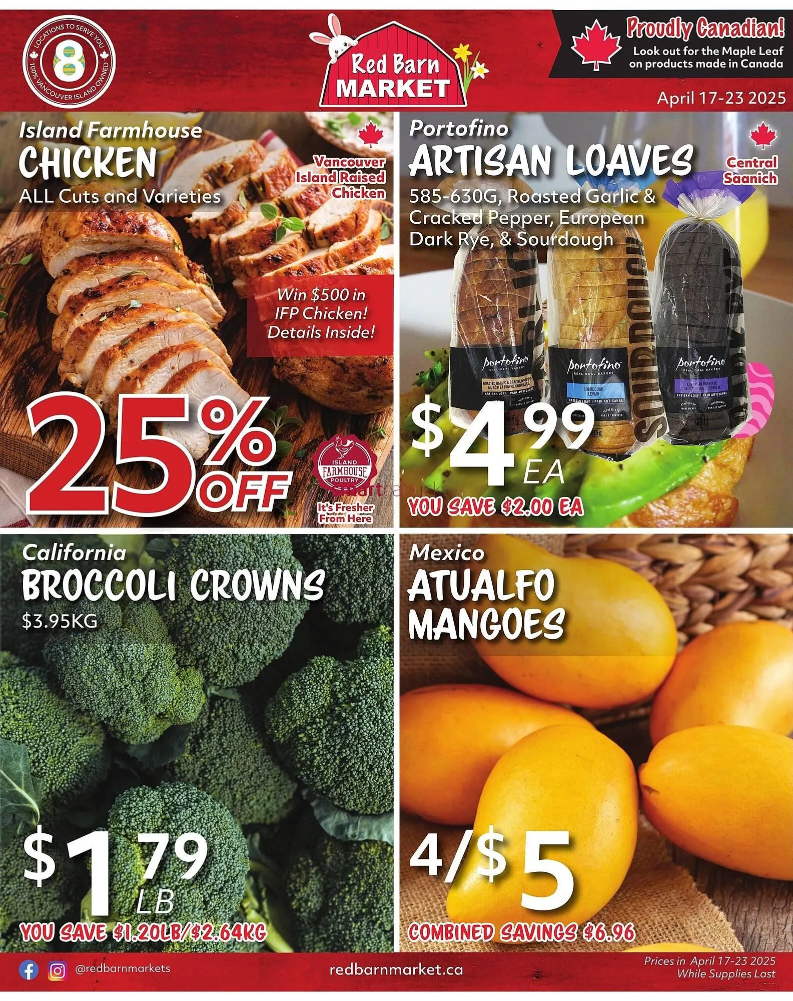 Red Barn Market flyer - 1