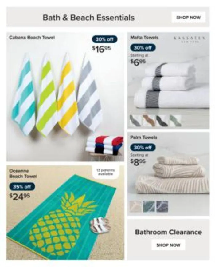 Linen Chest Flyer I Shop our Bedding Sale from May 23 to June 6 2024 - flyer page 4