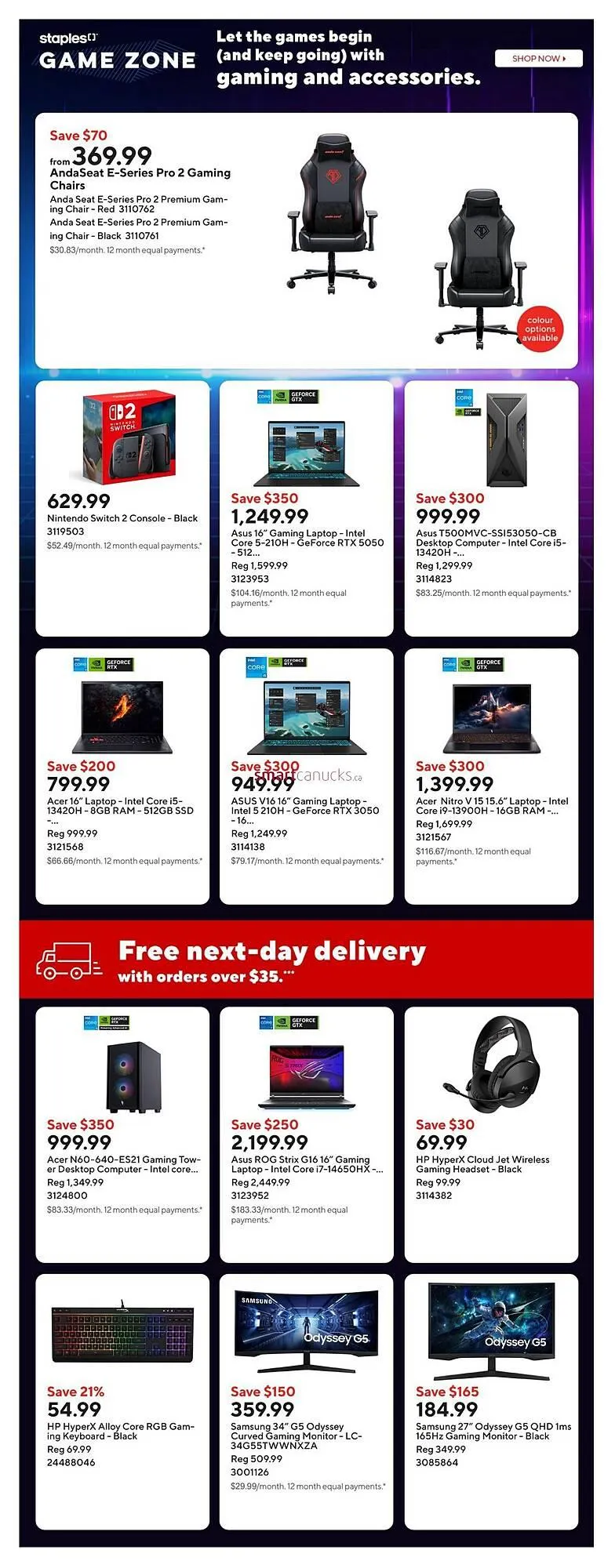 Staples flyer from January 1 to January 8 2026 - flyer page 7