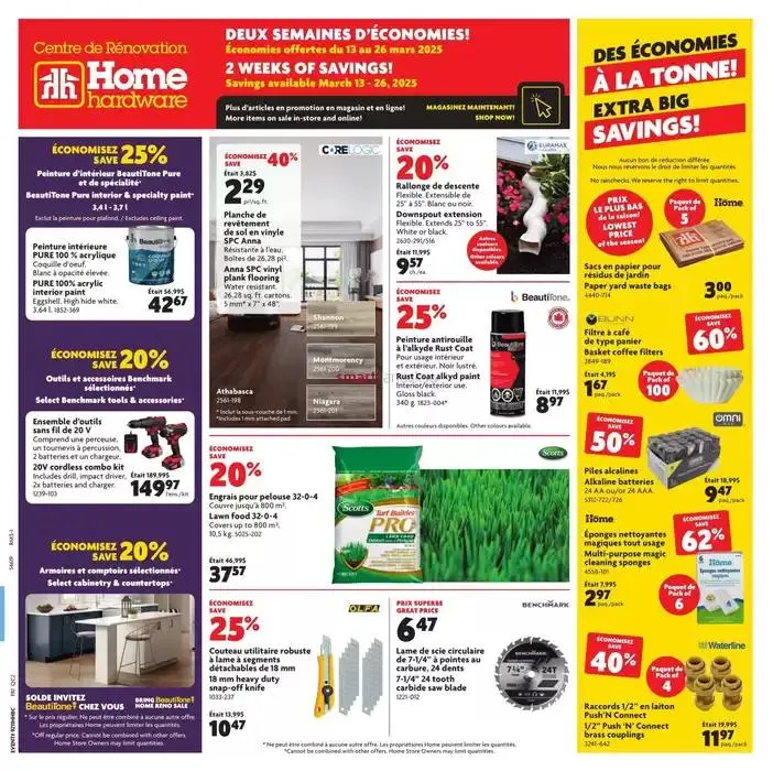 Great discounts on selected products from March 13 to March 26 2025 - flyer page 1