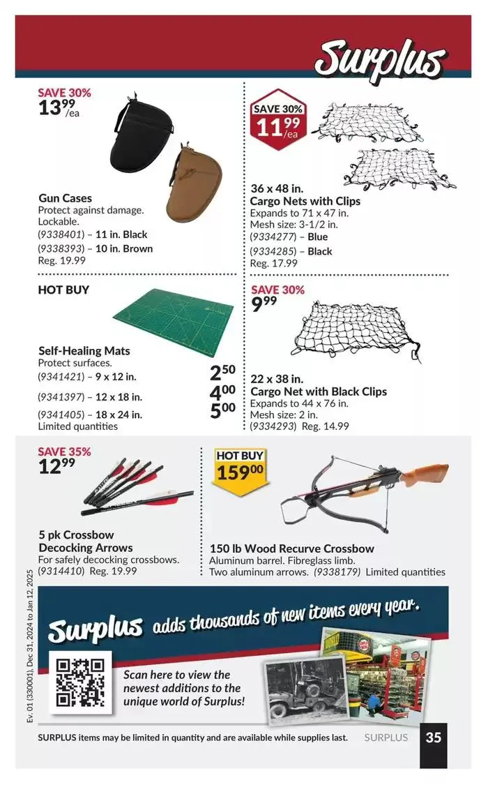 Current bargains and offers from December 31 to January 12 2025 - flyer page 39