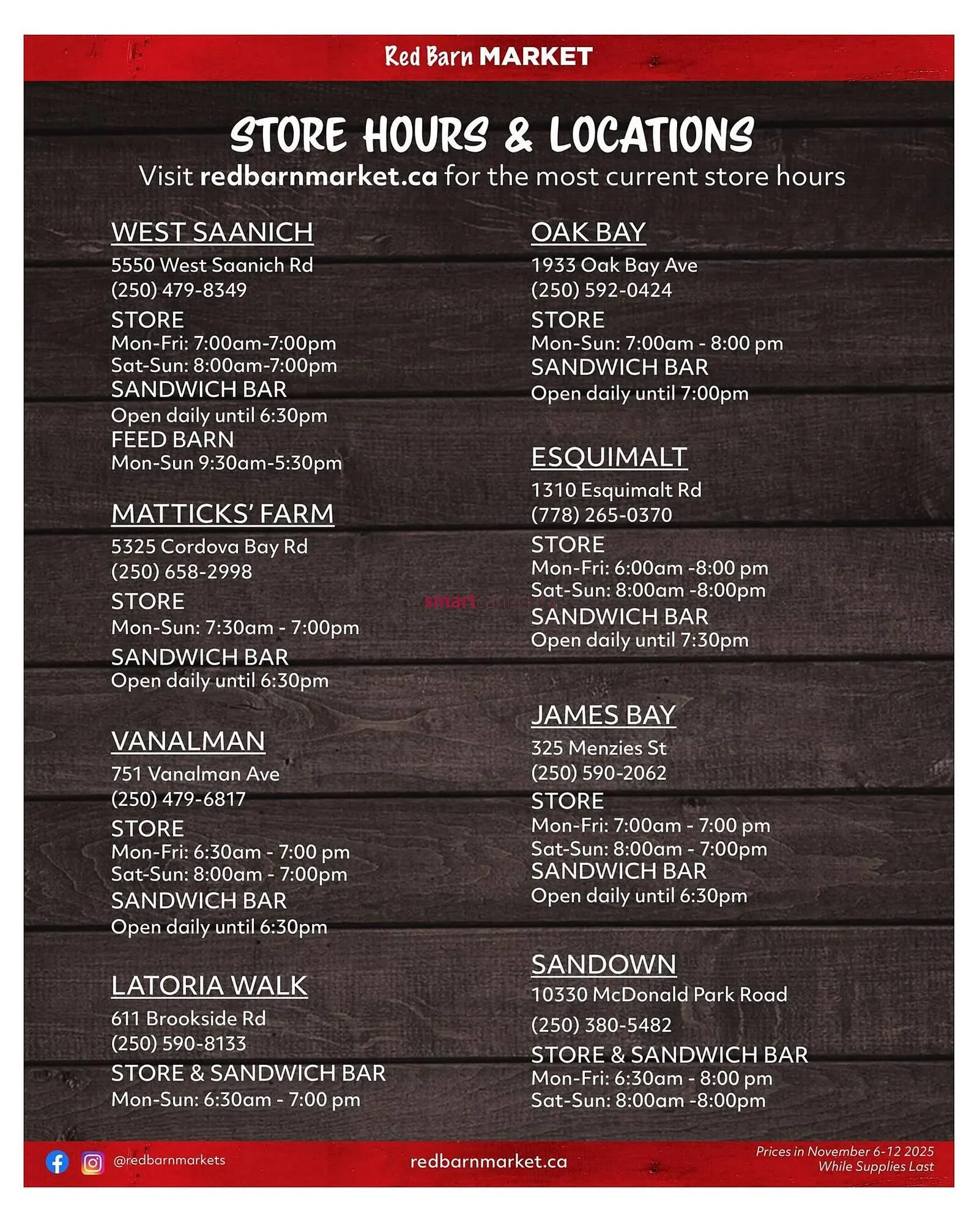 Red Barn Market flyer from November 6 to November 16 2025 - flyer page 8