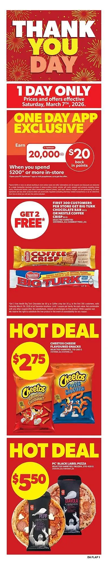 Dominion flyer from March 5 to March 11 2026 - flyer page 1