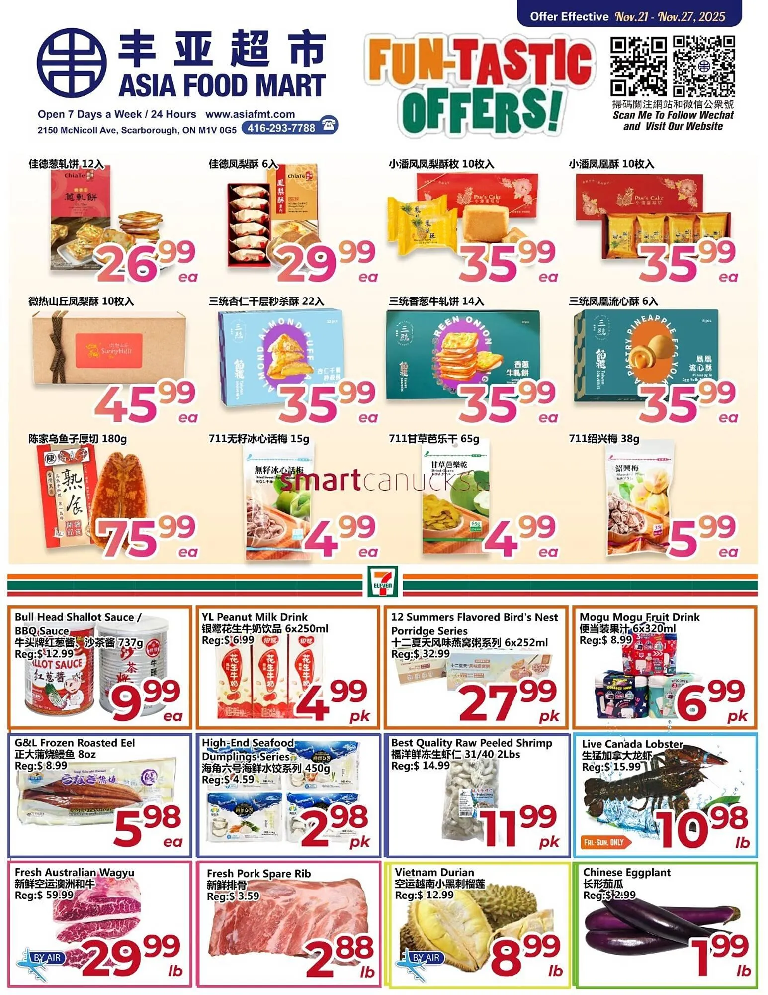 Asian Food Centre flyer from November 21 to November 27 2025 - flyer page 1
