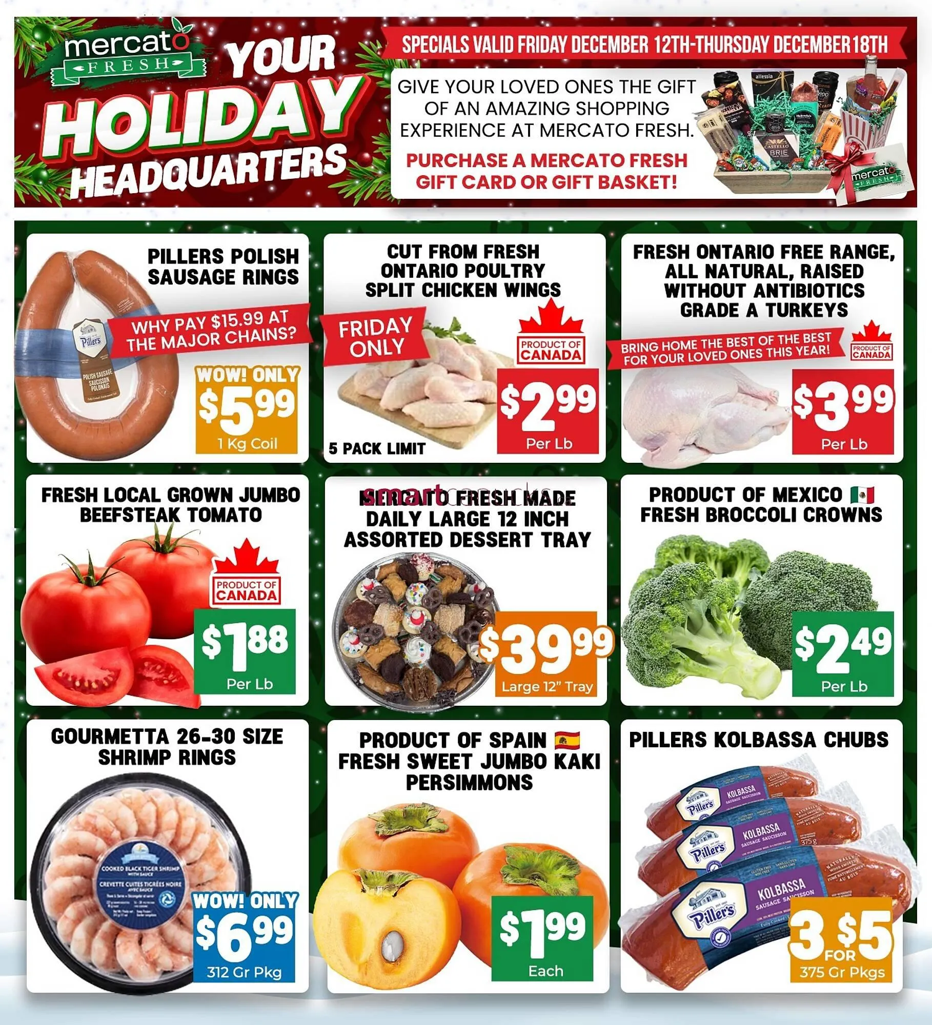 Mercato Fresh flyer from December 12 to December 18 2025 - flyer page 1