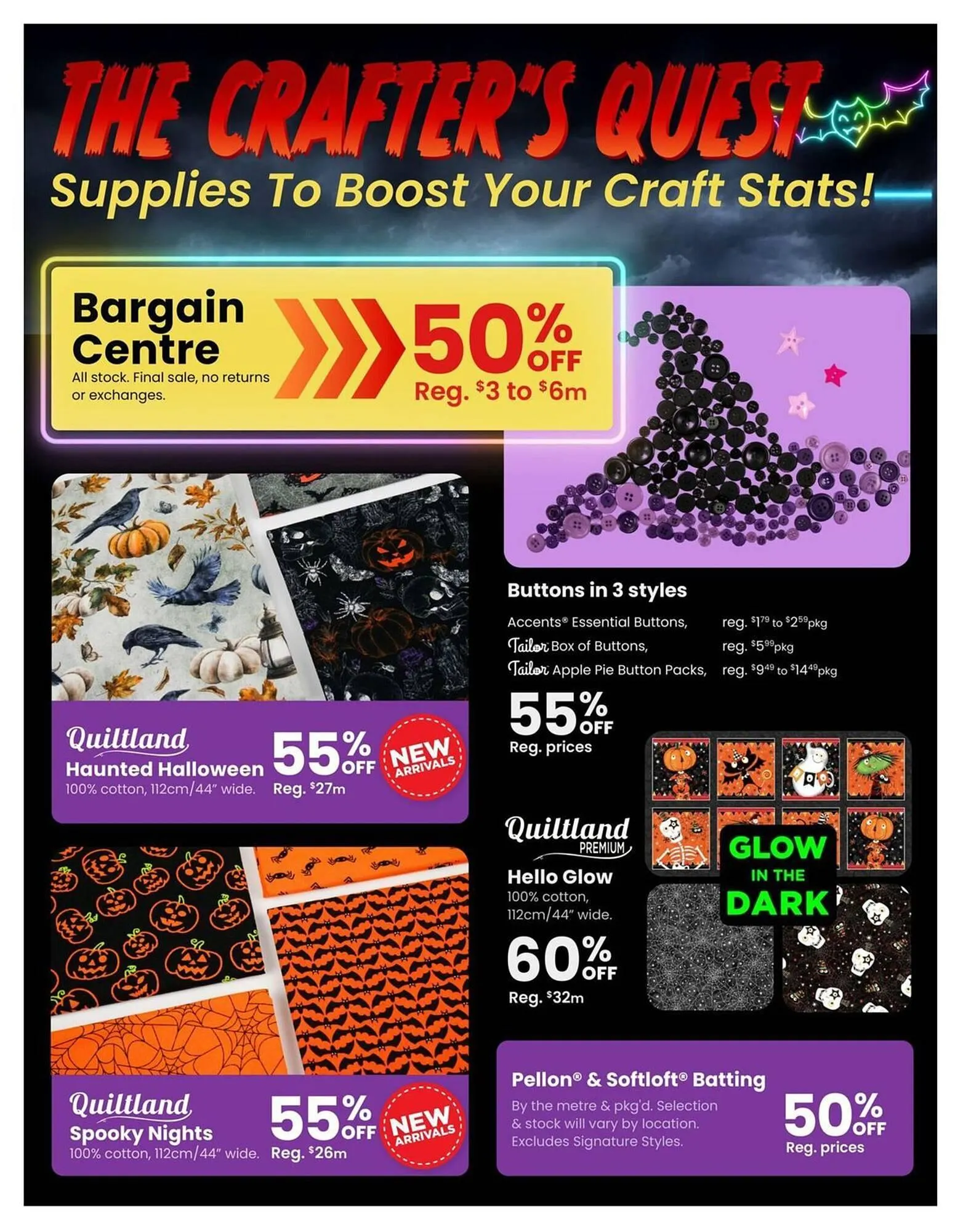 Fabricland flyer from October 14 to October 31 2025 - flyer page 9