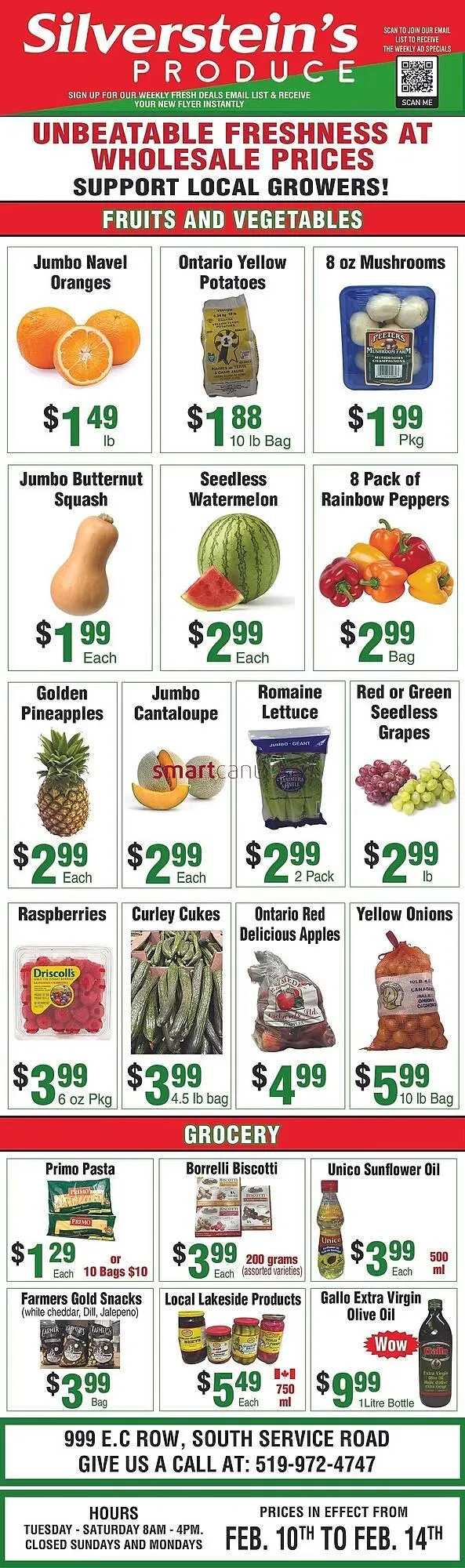 Silversteins Produce flyer - 1