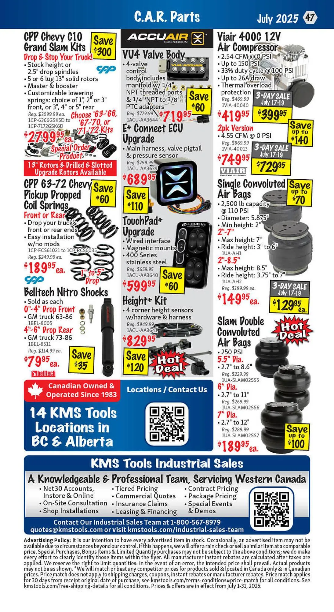 KMS Tools flyer from July 3 to July 9 2025 - flyer page 47