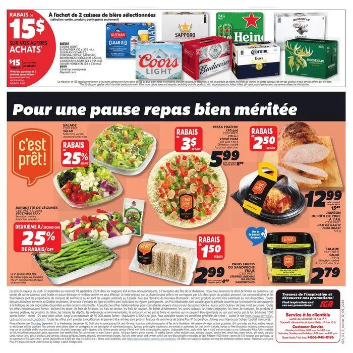 Quebec from September 12 to September 18 2024 - flyer page 3