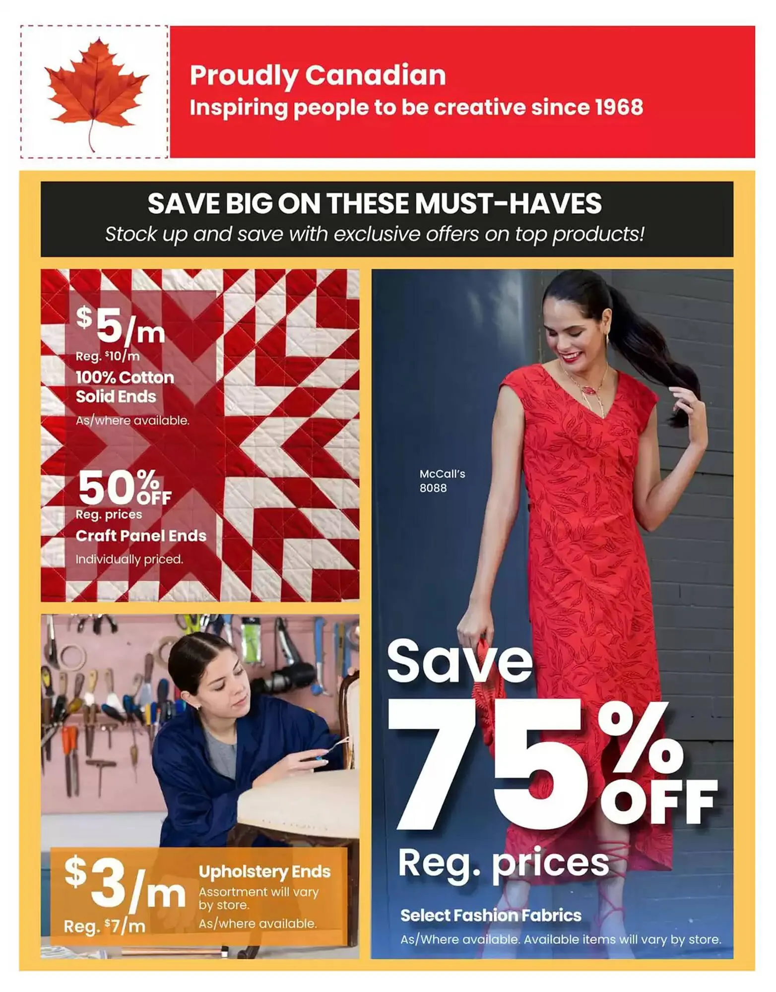 Fabricland flyer from March 1 to March 31 2025 - flyer page 13