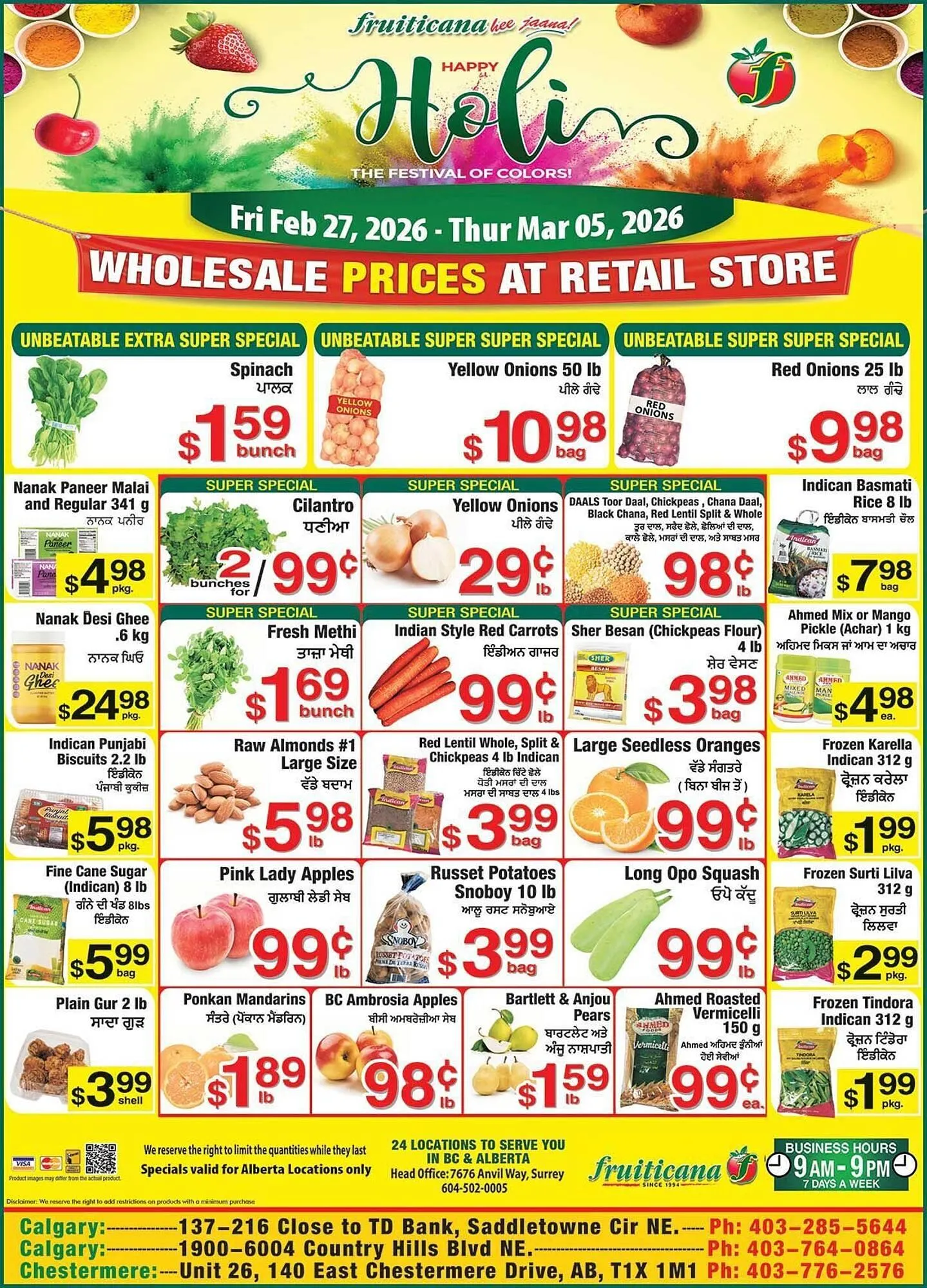 Fruiticana flyer from February 27 to March 6 2026 - flyer page 1