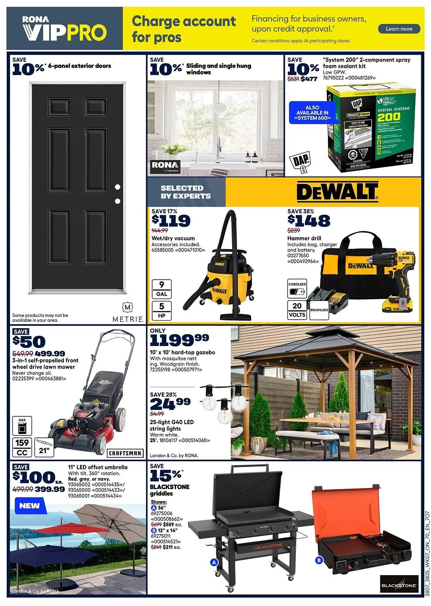 RONA flyer from March 12 to April 2 2026 - flyer page 4
