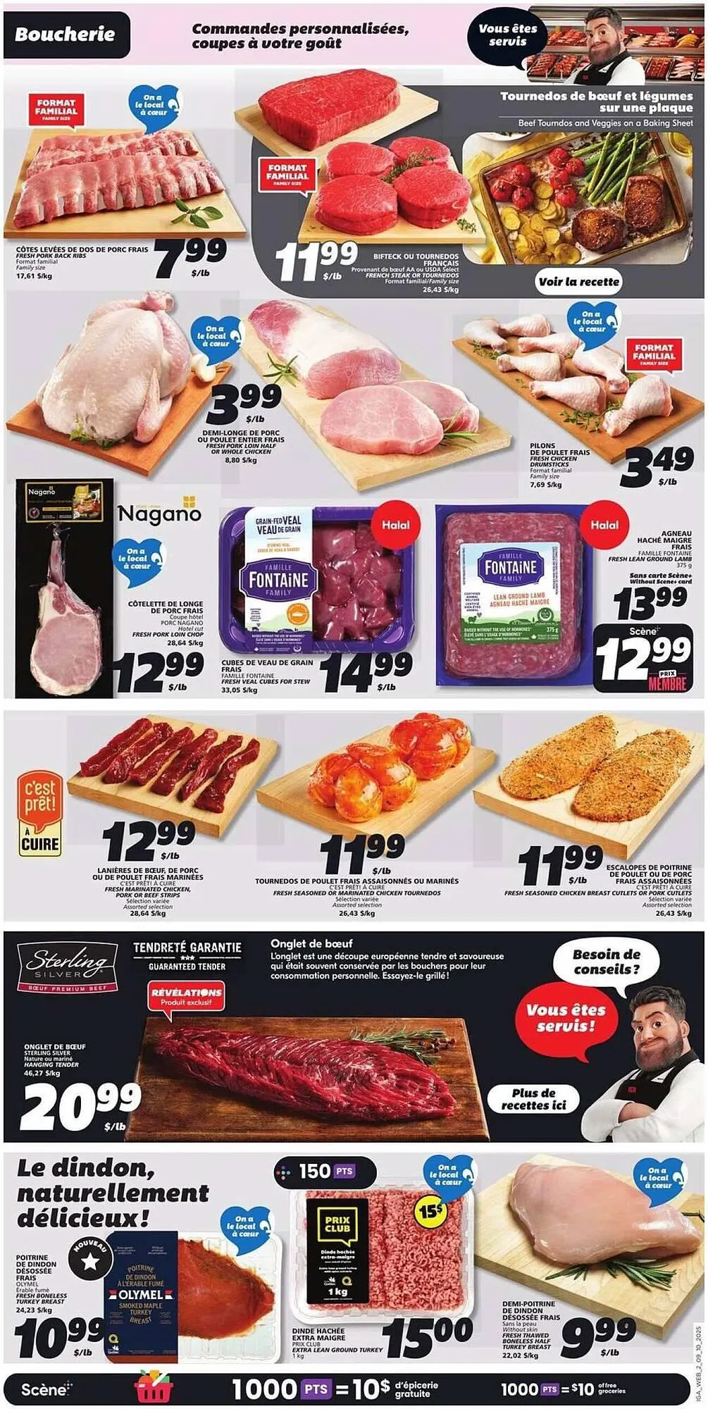 IGA flyer from October 9 to October 15 2025 - flyer page 6