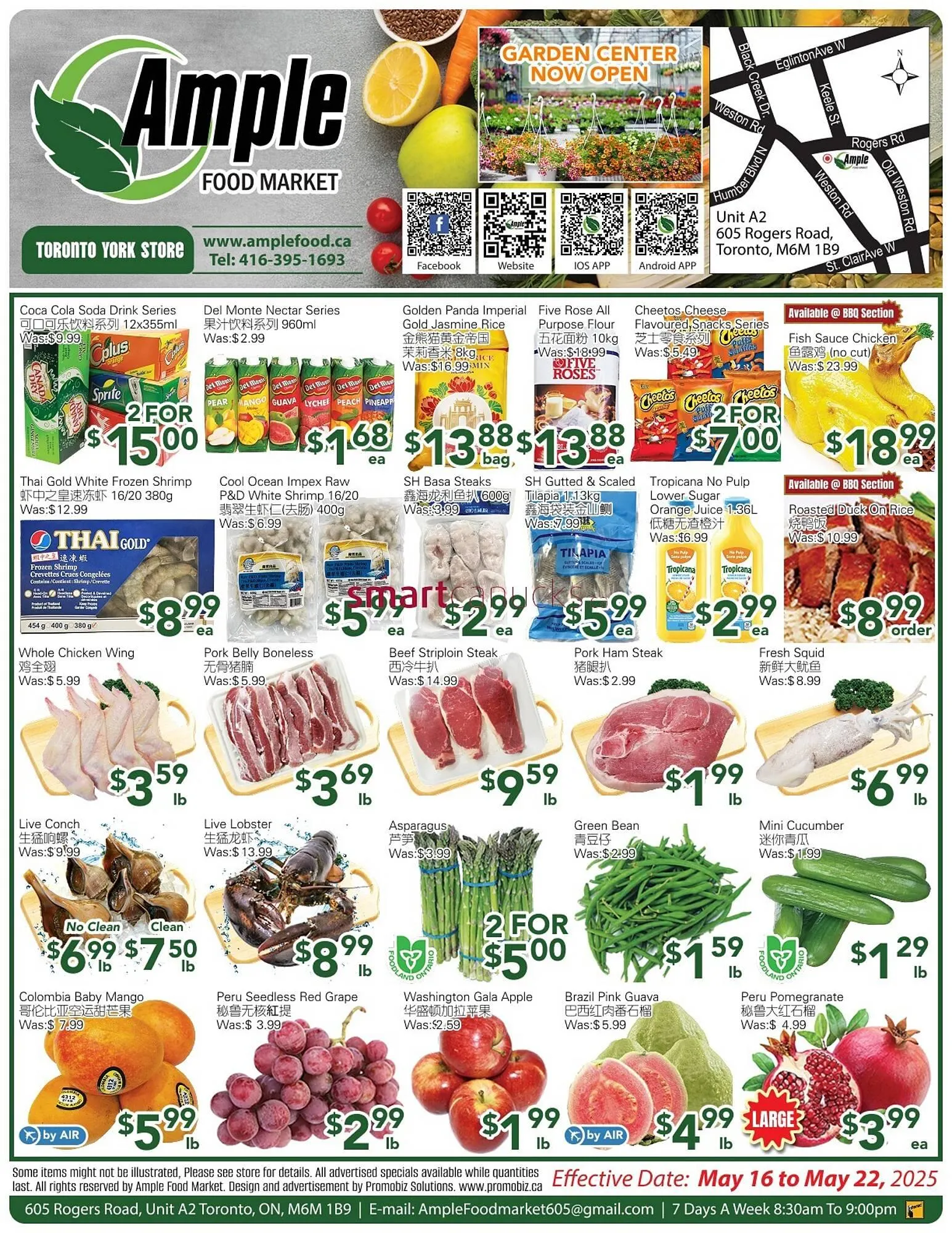 Ample Food Market flyer from May 16 to May 22 2025 - flyer page 1