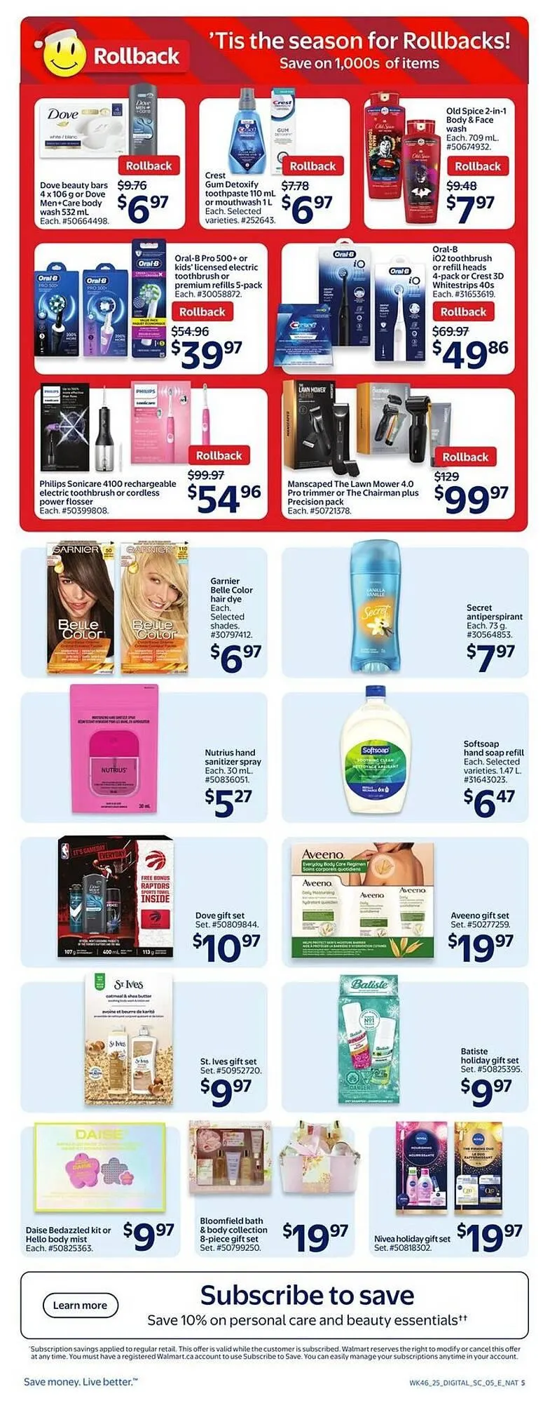 Walmart flyer from December 10 to December 24 2025 - flyer page 7
