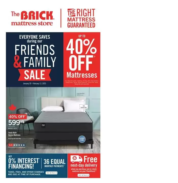 Brick Mattress Store from January 30 to February 13 2025 - flyer page 2