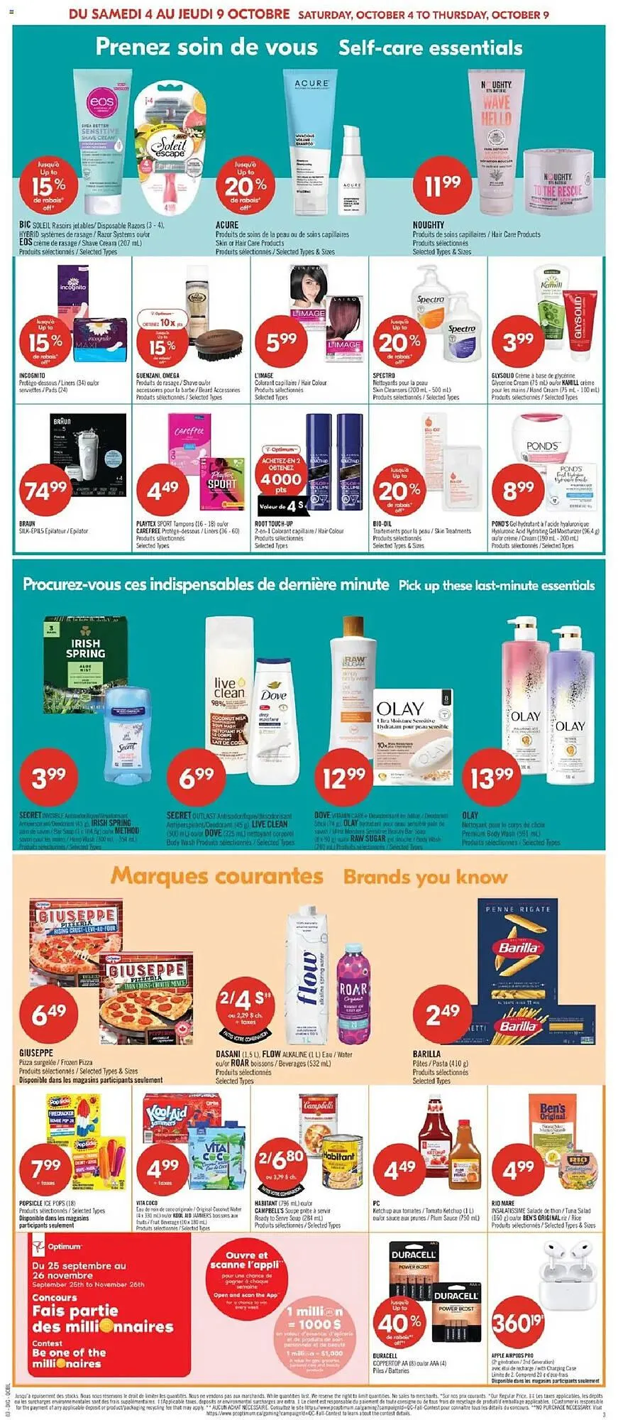 Pharmaprix flyer from October 3 to October 9 2025 - flyer page 19