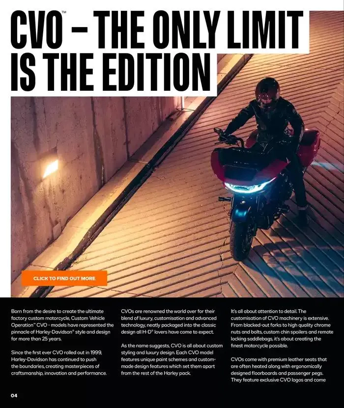Harley Davidson 2025 Brochure from February 6 to February 6 2026 - flyer page 4