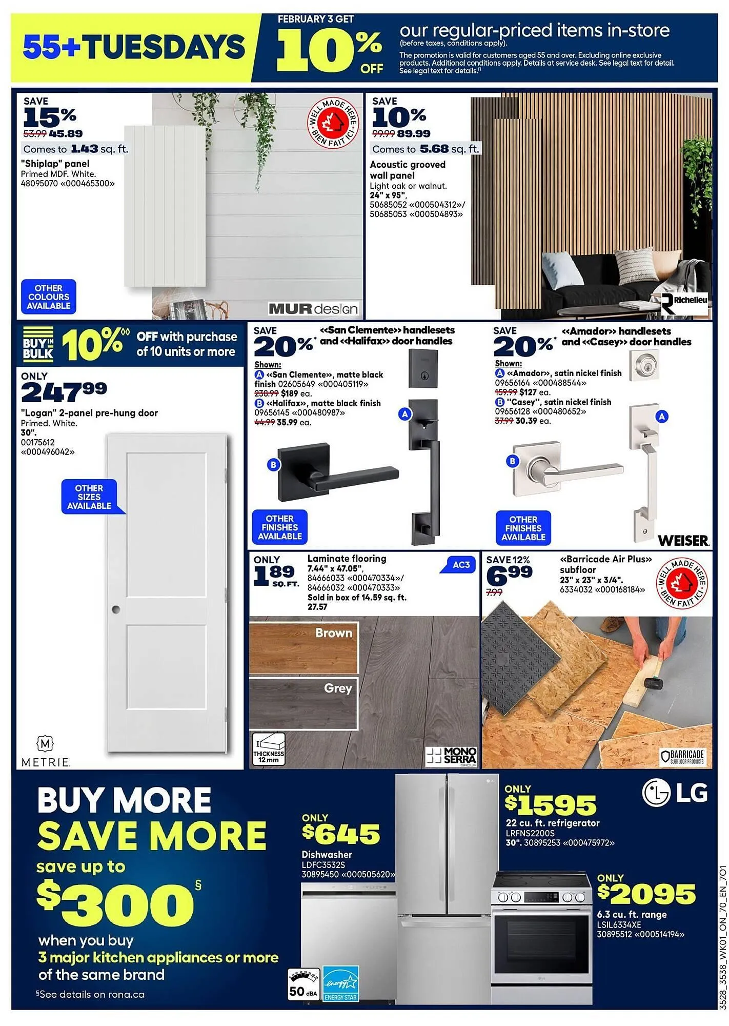 RONA flyer from January 30 to February 6 2026 - flyer page 3