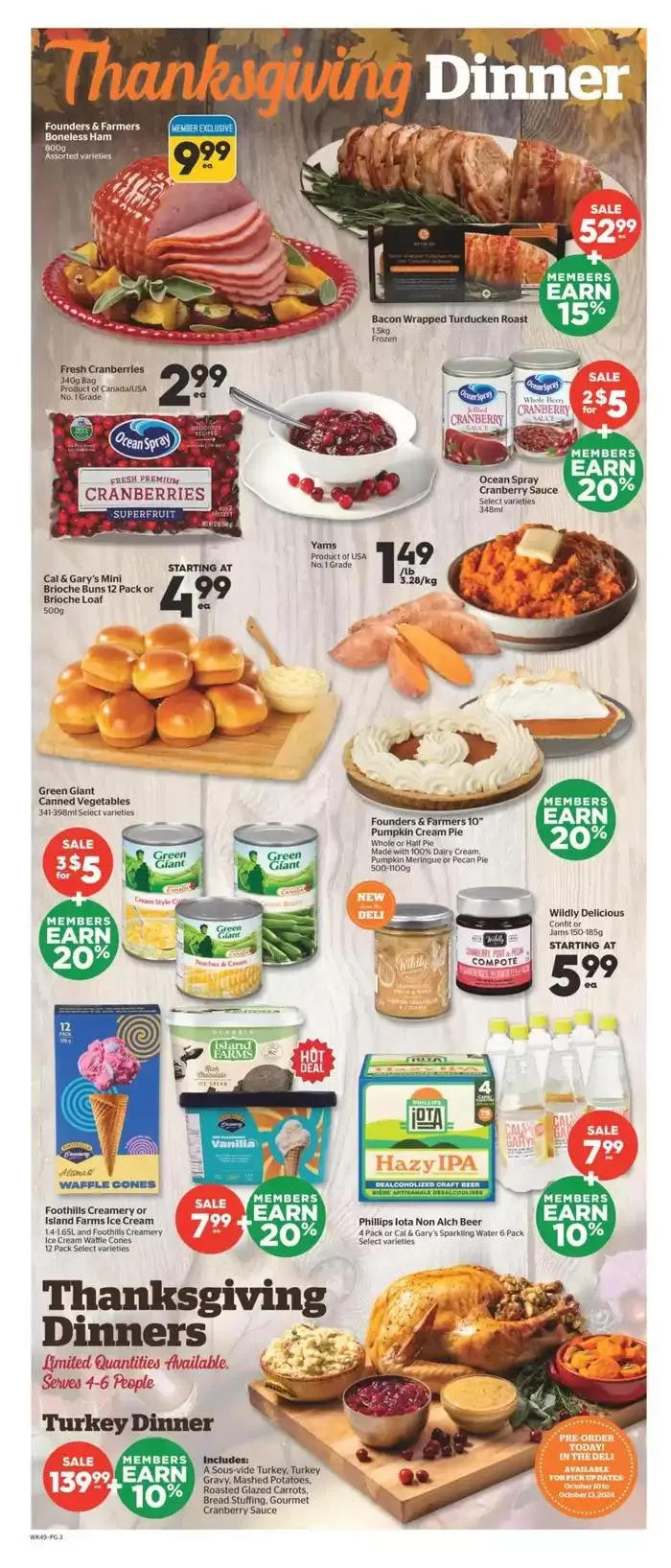 Thanksgiving Savings from October 3 to October 9 2024 - flyer page 3
