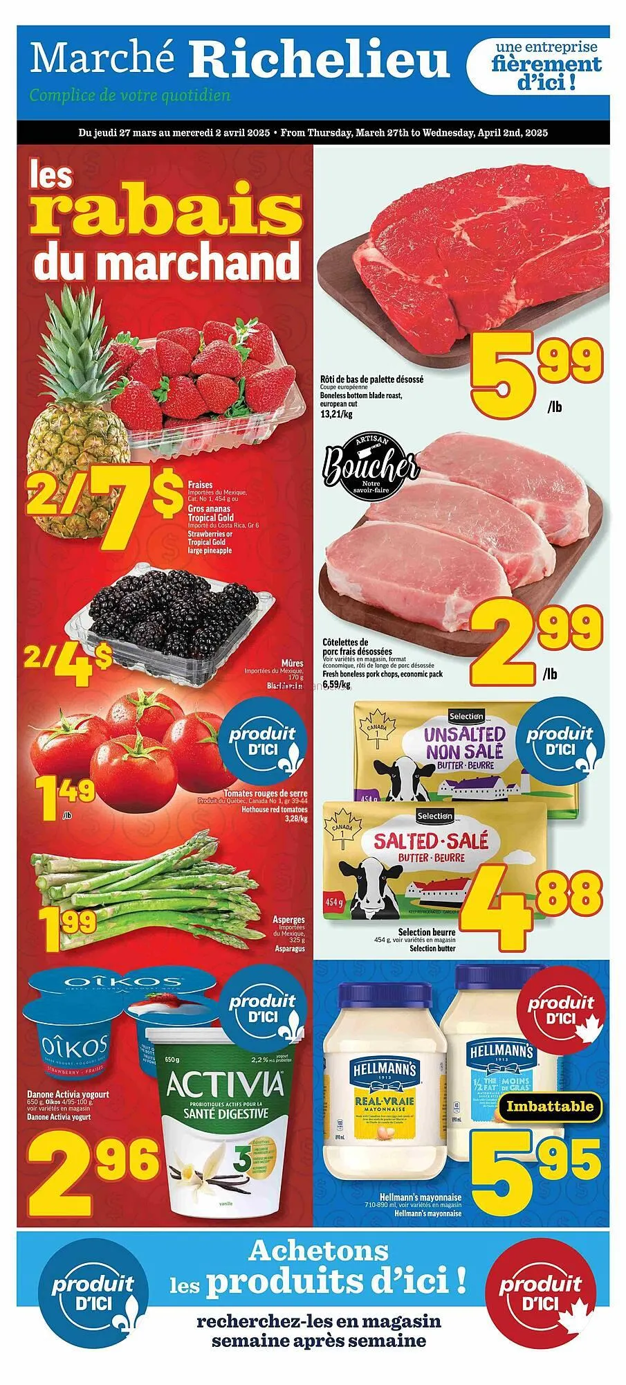 Marché Richelieu flyer - 1