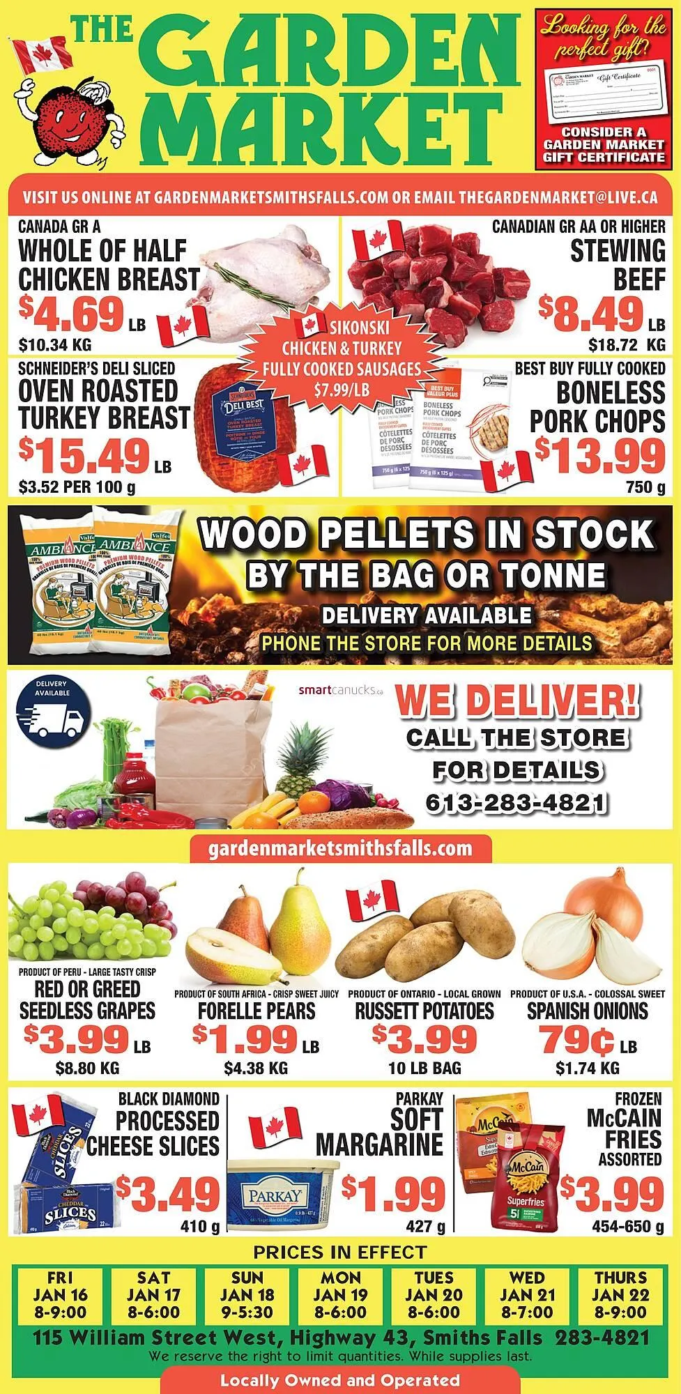 The Garden Market flyer from January 16 to January 22 2026 - flyer page 1