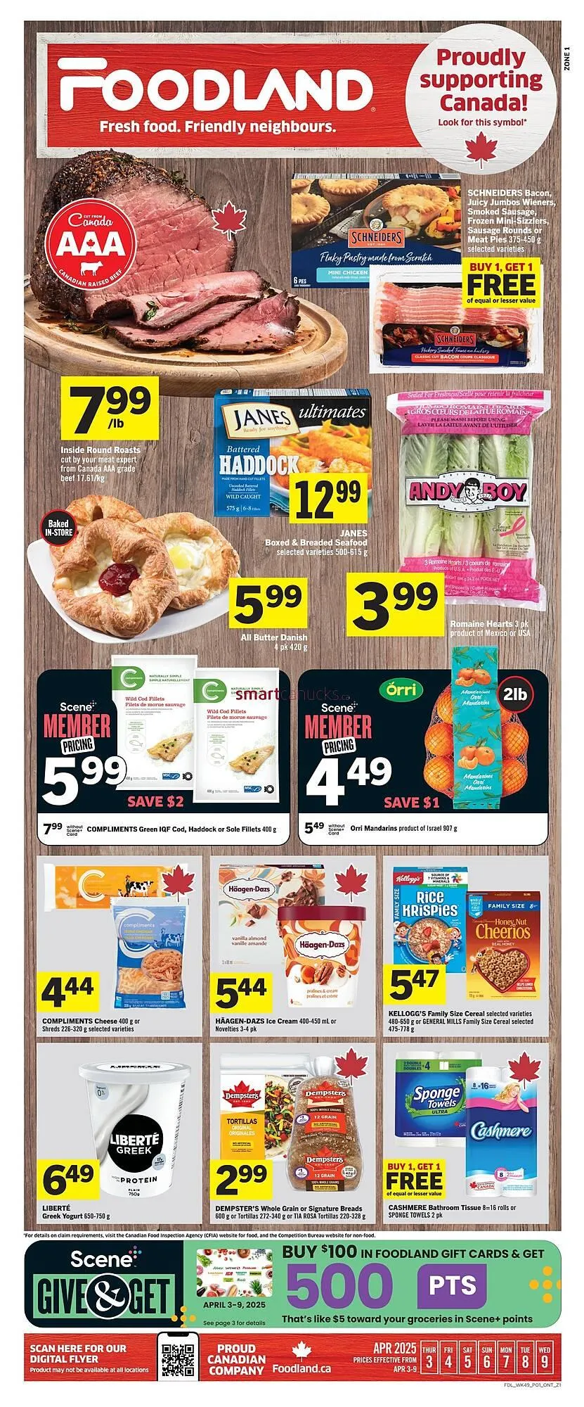 Foodland flyer from April 10 to April 16 2025 - flyer page 1