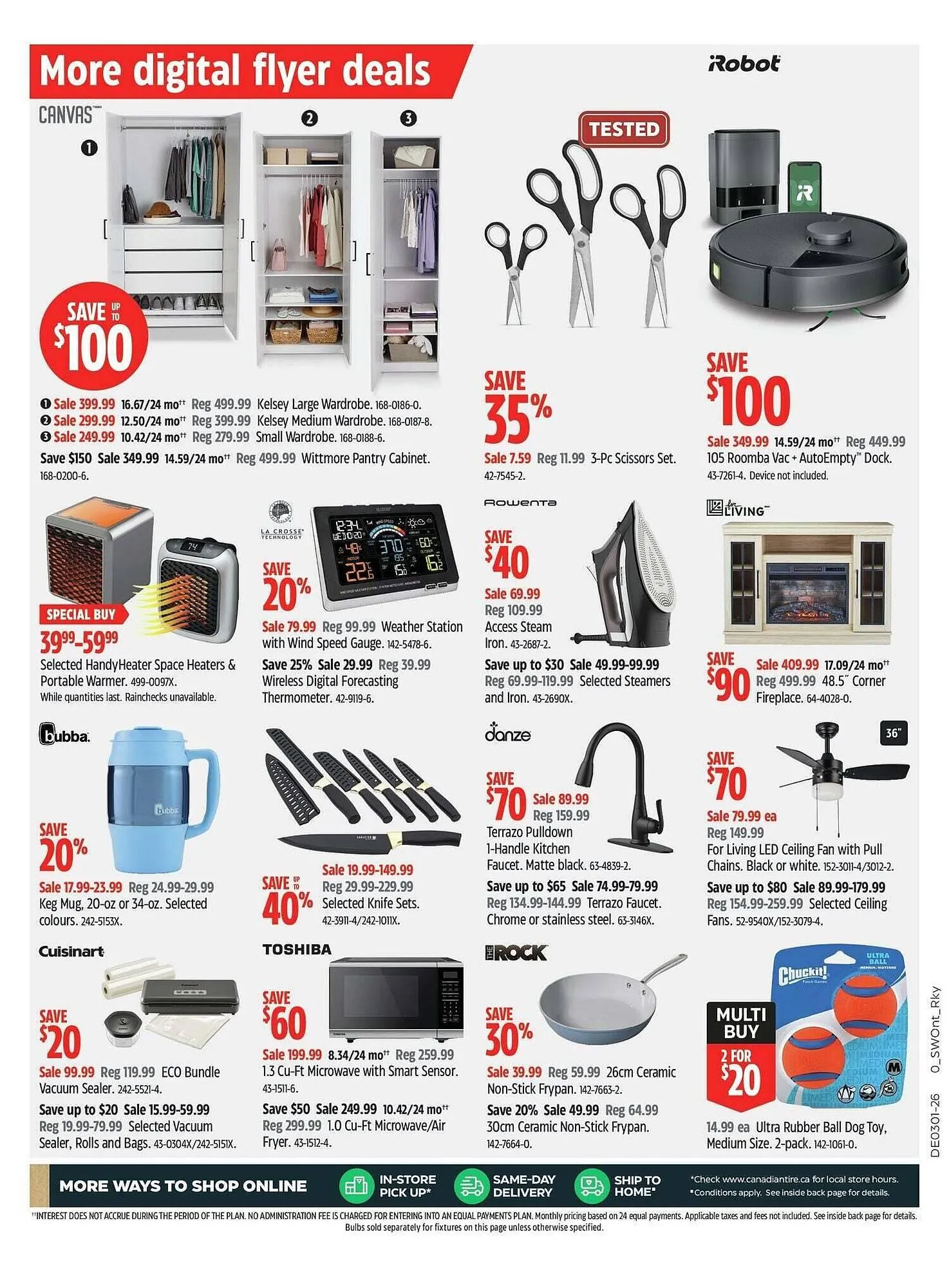 Canadian Tire flyer from December 30 to January 13 2026 - flyer page 7