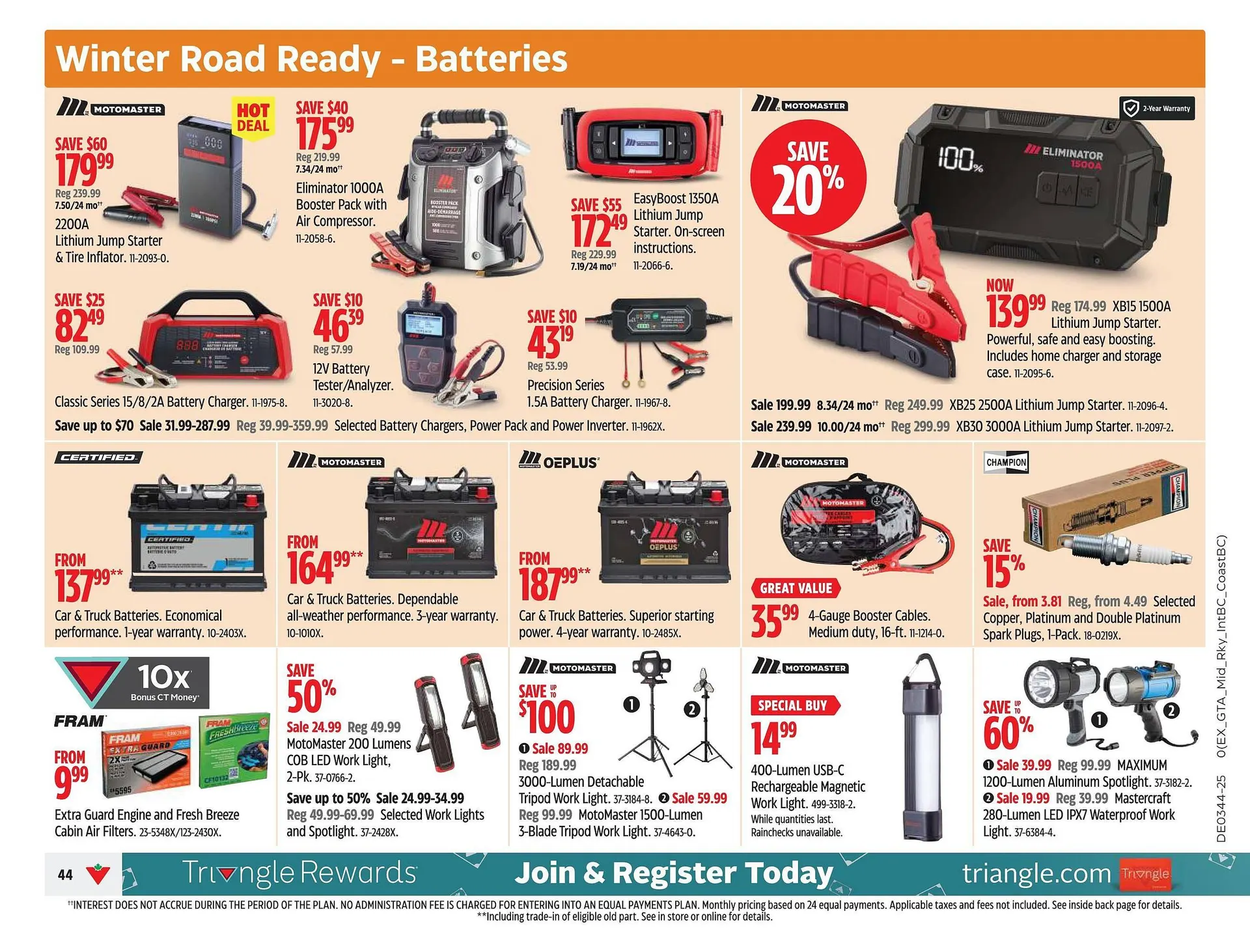 Canadian Tire flyer from October 23 to October 29 2025 - flyer page 44