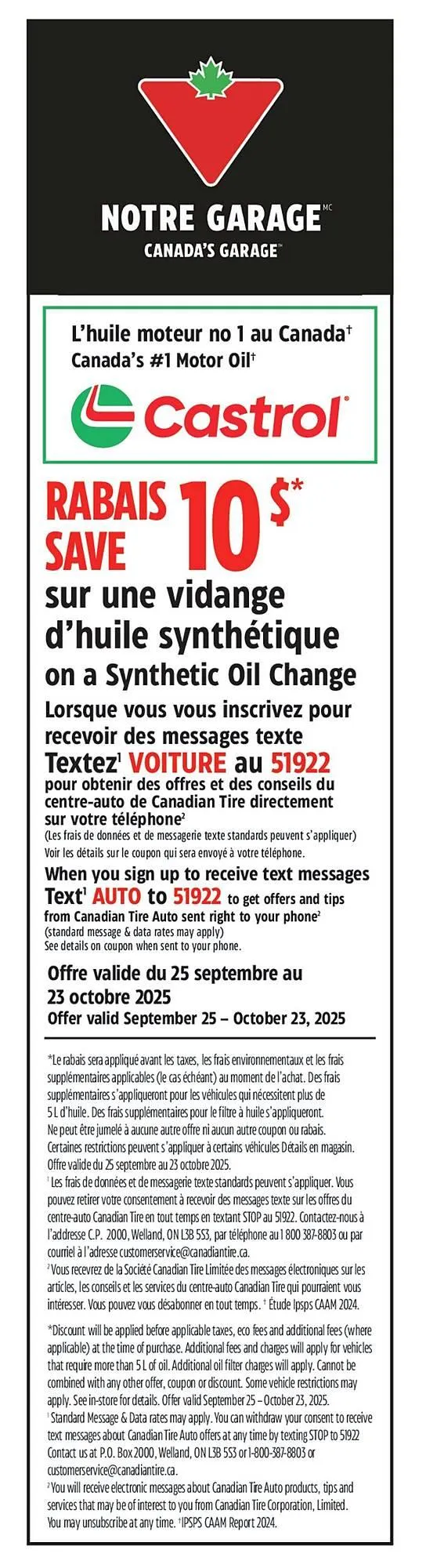 Canadian Tire flyer from October 14 to October 20 2025 - flyer page 41