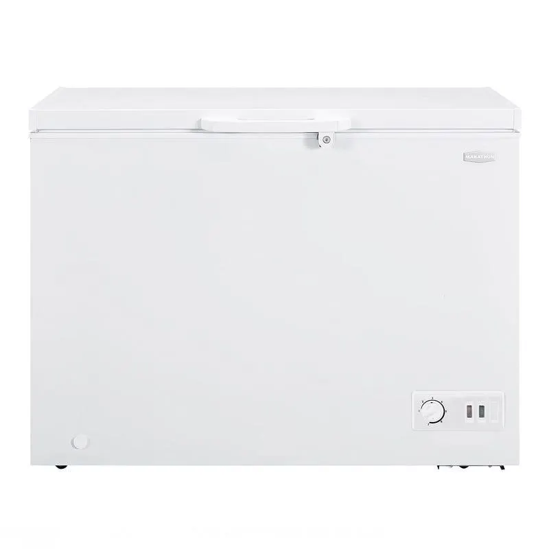 MARATHON Congélateur coffre de luxe 8.9 pi3, Blanc, Horizontal, 38" - MCF89W-1