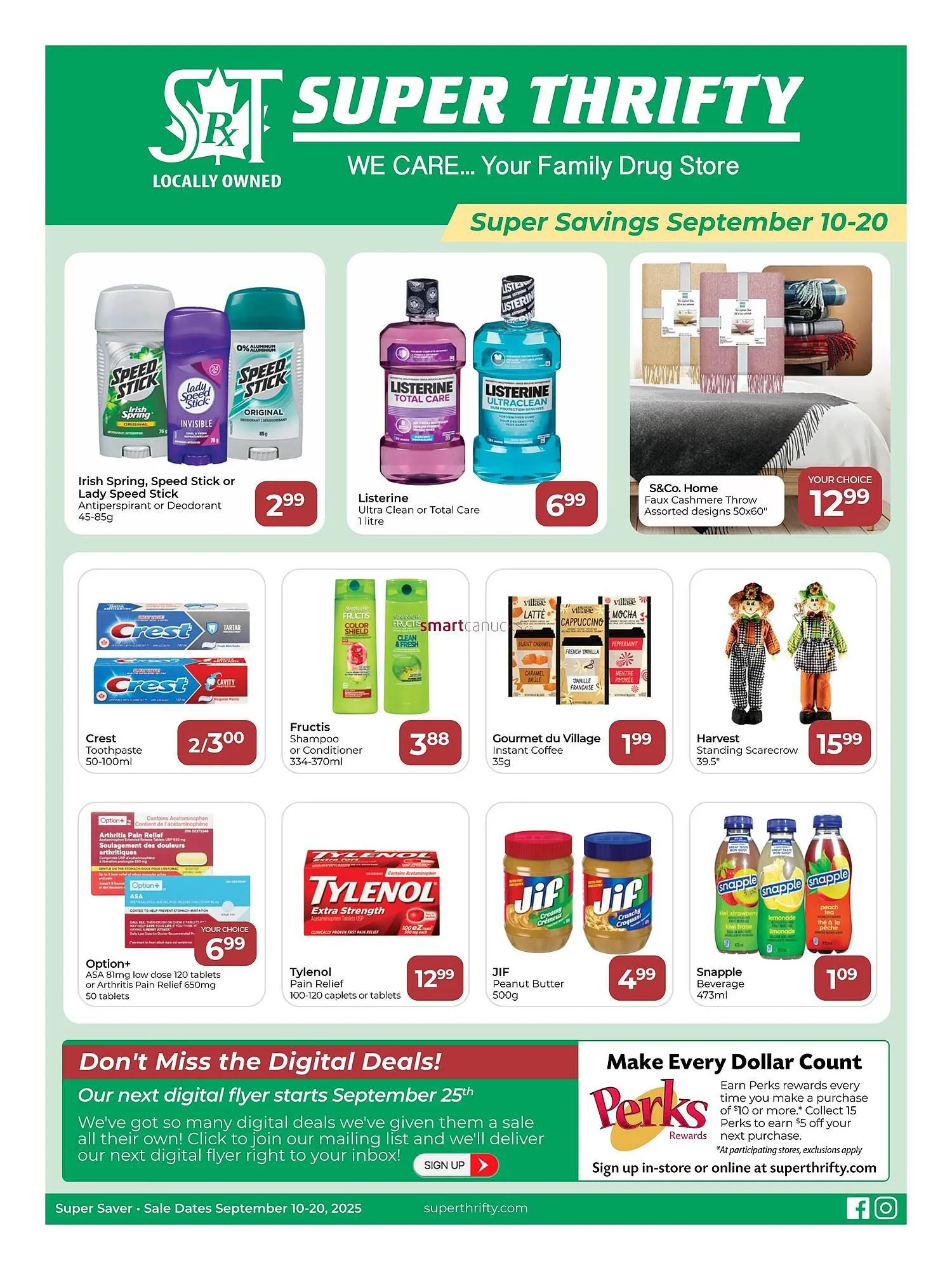 Super Thrifty flyer from September 10 to September 16 2025 - flyer page 1