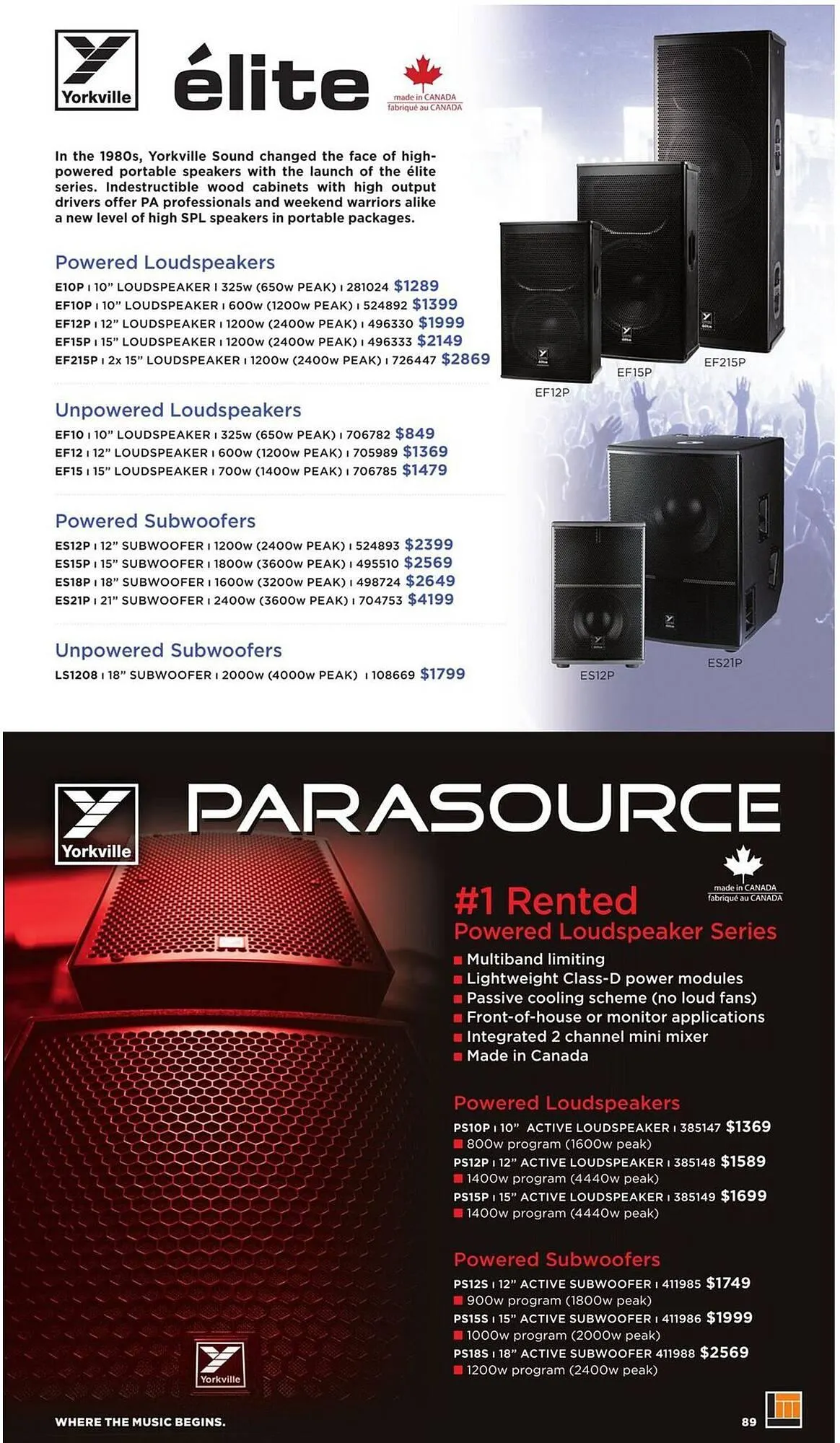 Long & McQuade flyer from October 9 to October 31 2025 - flyer page 89