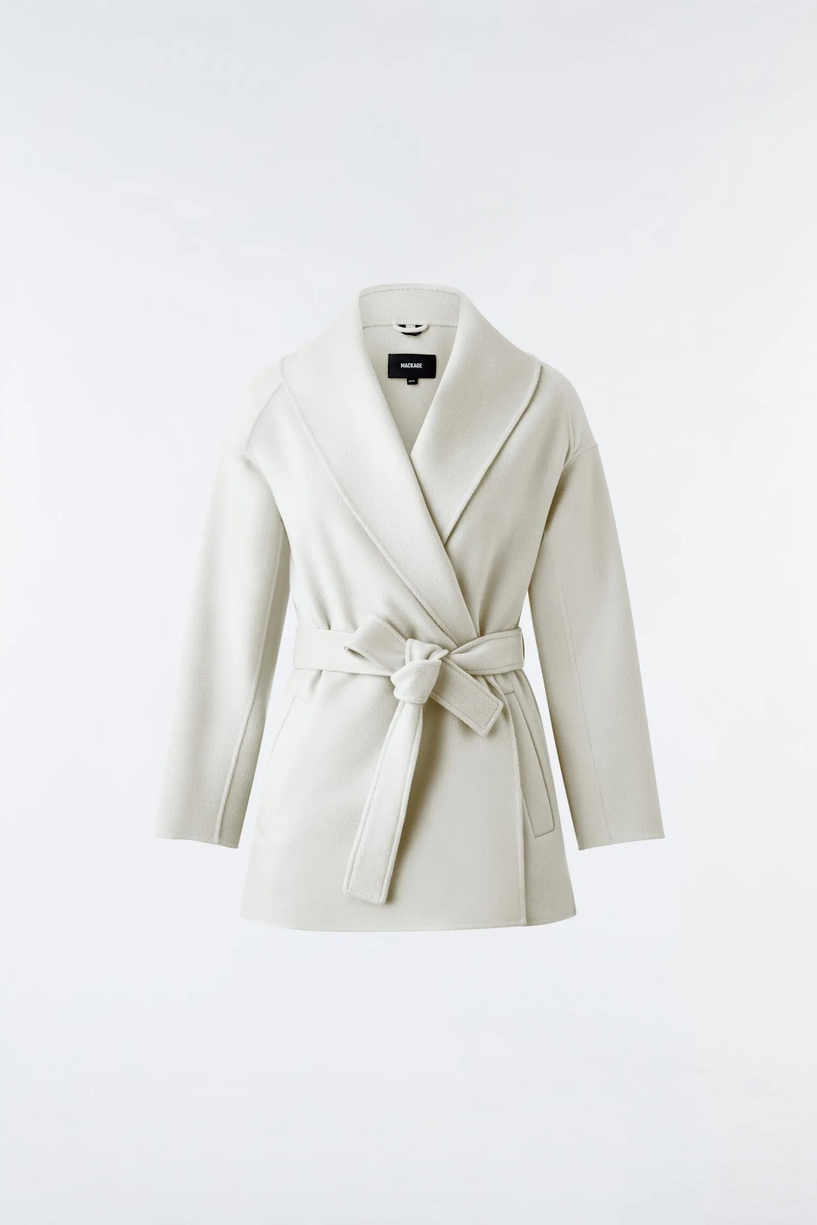 TYRA Double-Face wool robe jacket