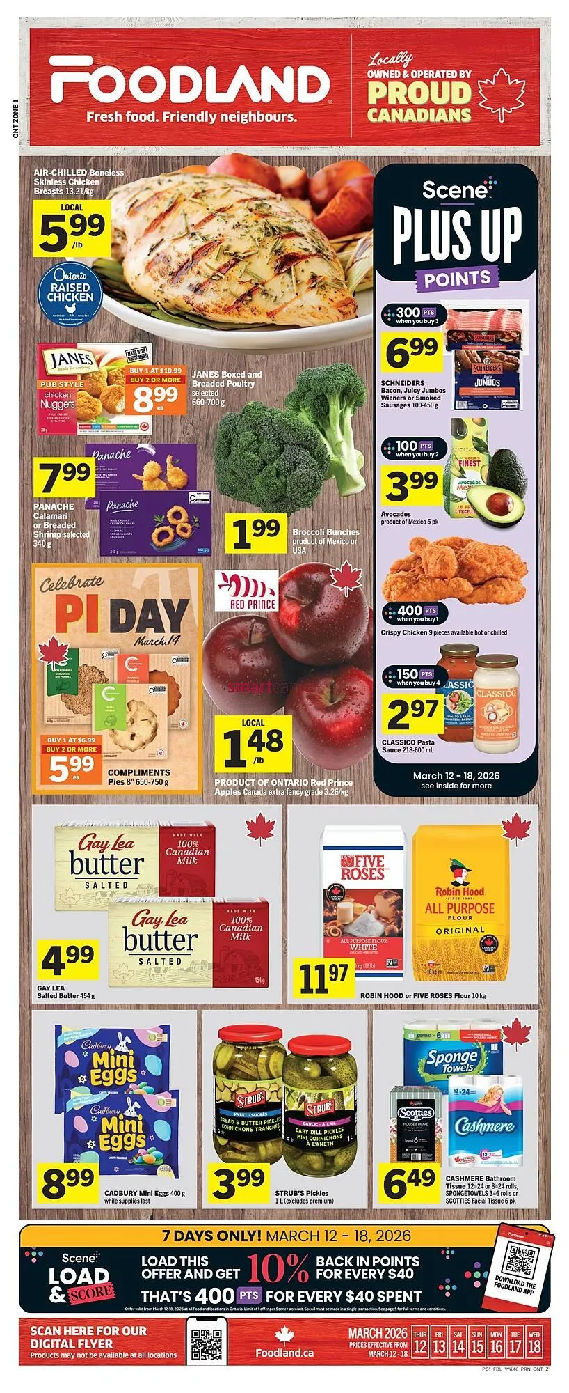 Foodland flyer from March 12 to March 18 2026 - flyer page 1
